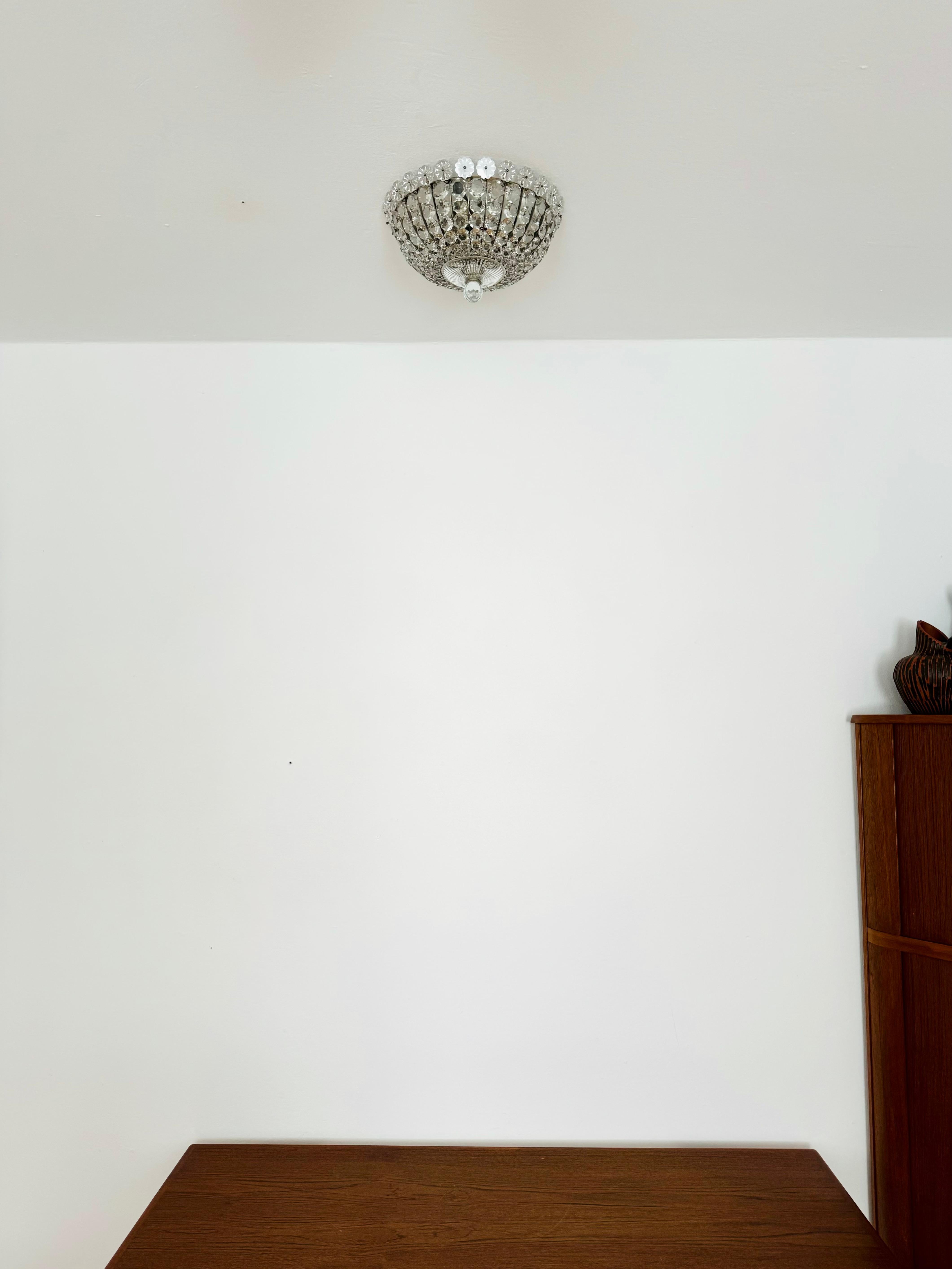 Flush Chandelier by Bakalowits In Good Condition For Sale In München, DE