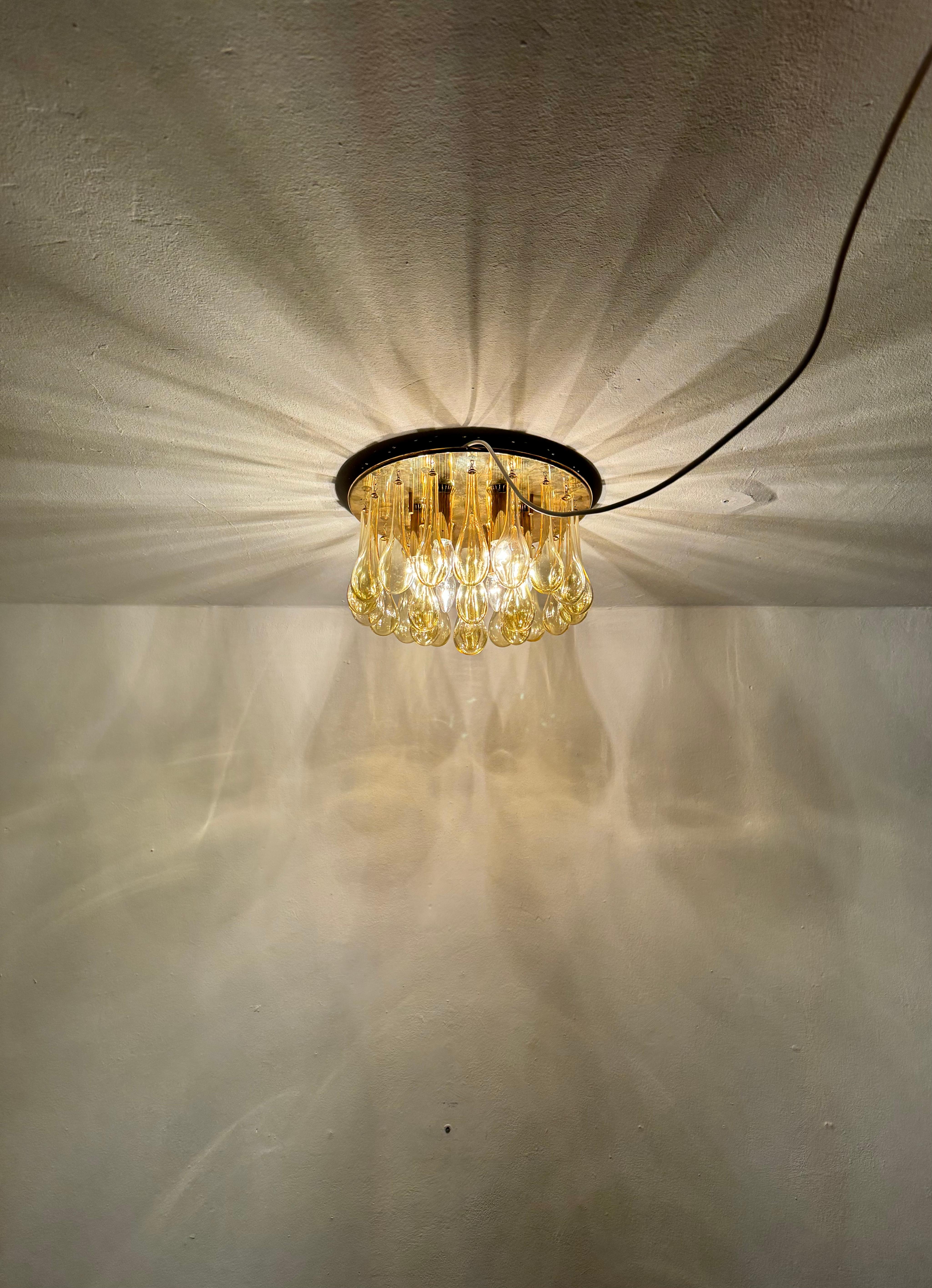 Lustre encastré Doria en vente 3