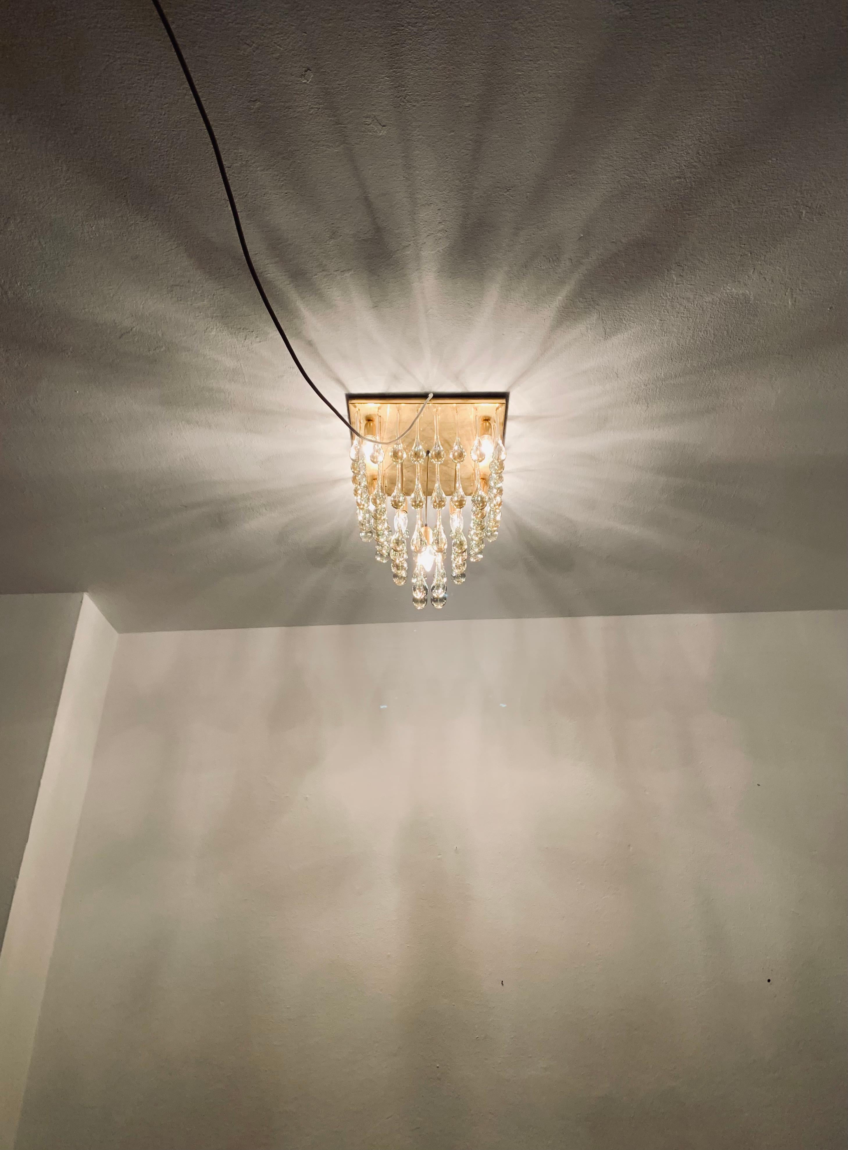 Flush Chandelier by Ernest Palme For Sale 4