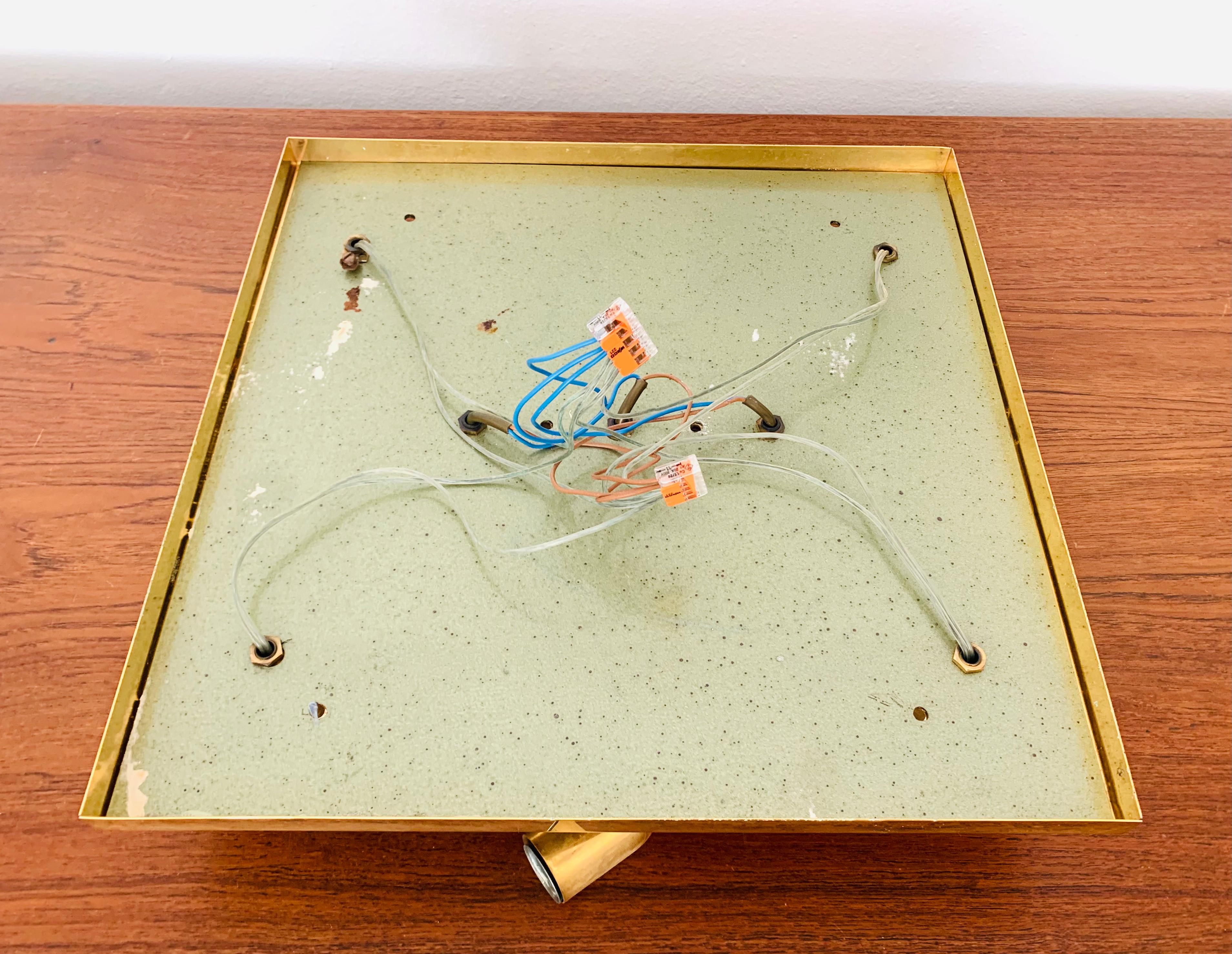 Flush Chandelier by Ernest Palme For Sale 8