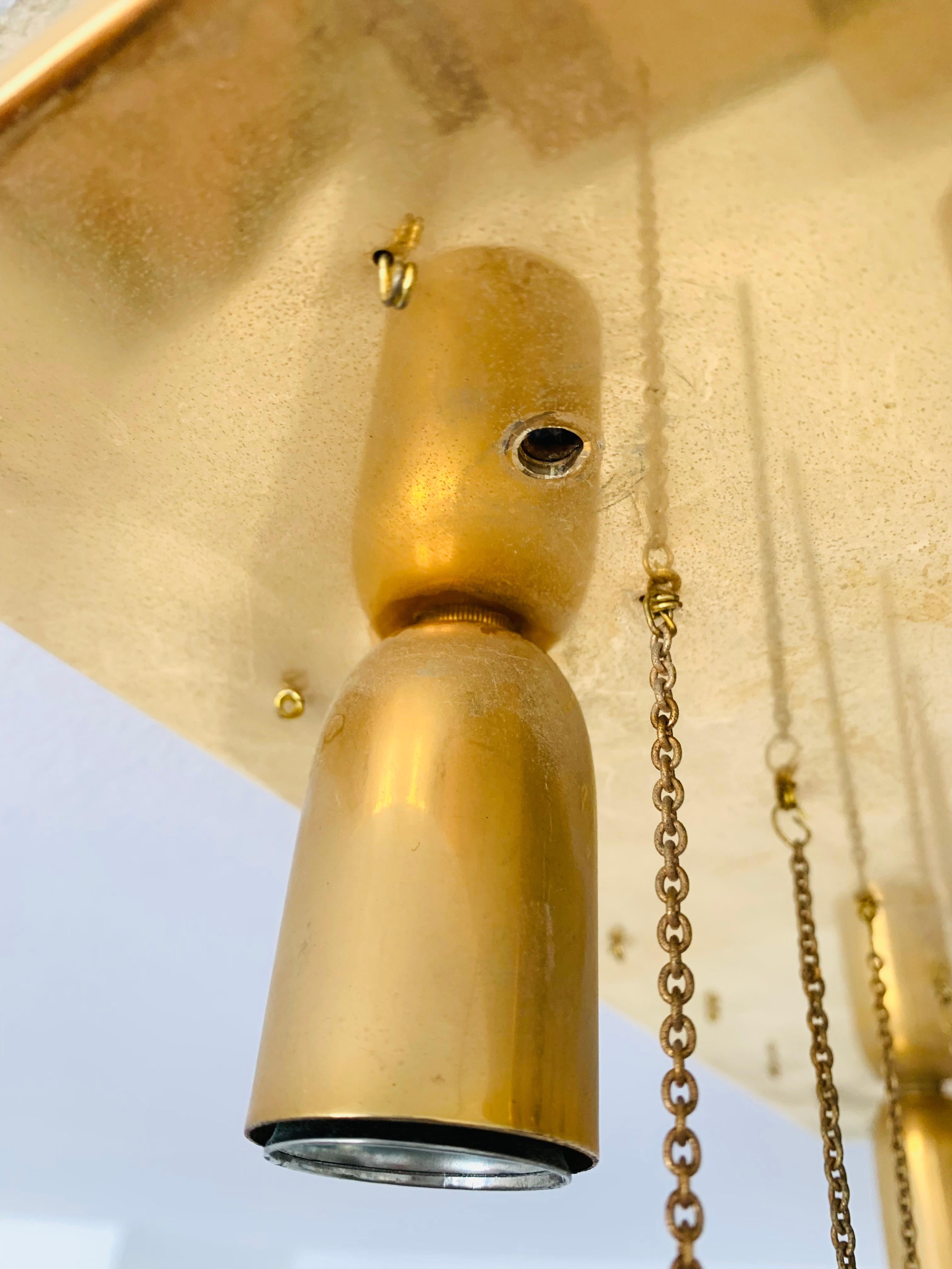 Flush Chandelier by Ernest Palme For Sale 9