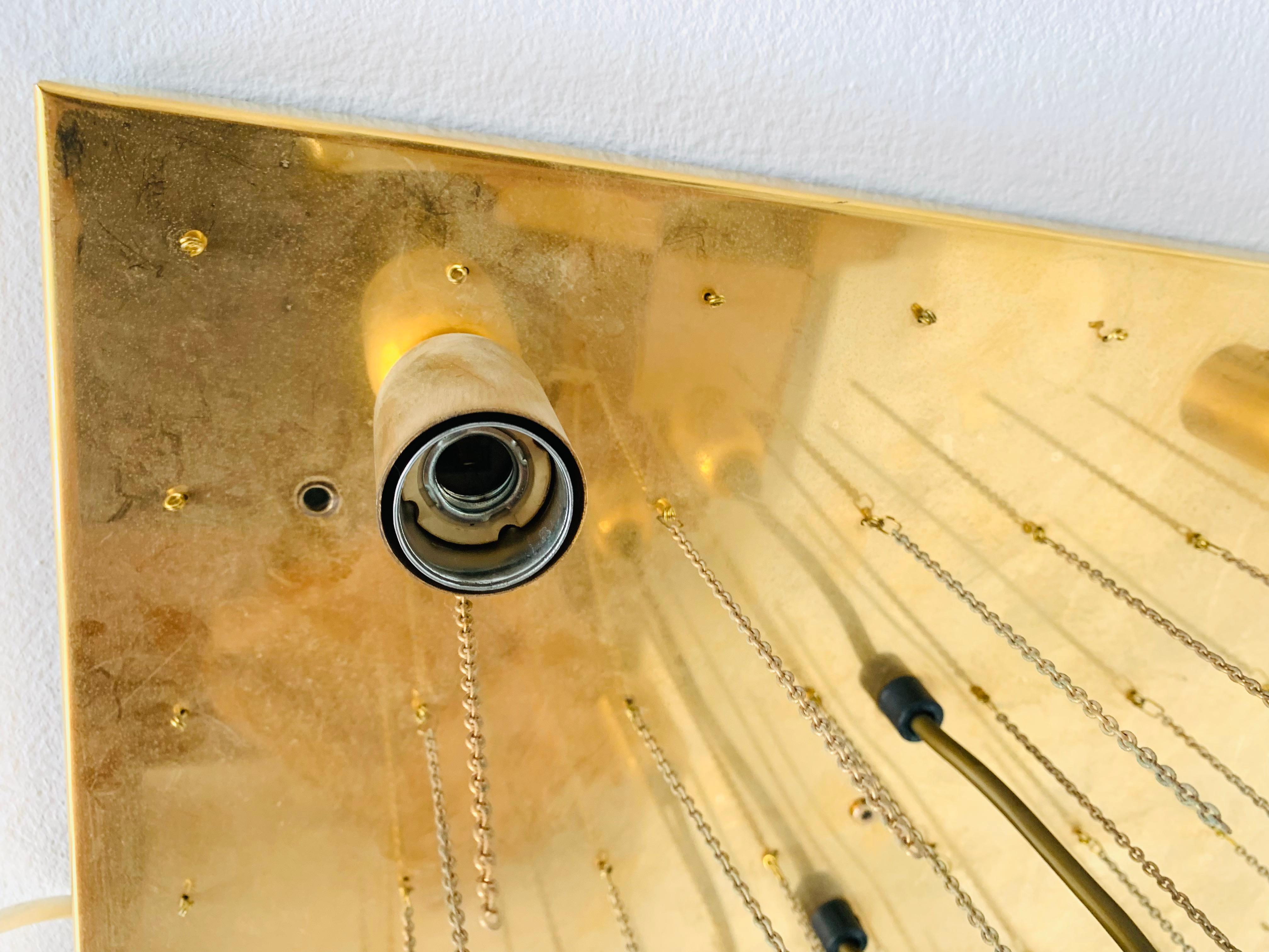 Flush Chandelier by Ernest Palme For Sale 11
