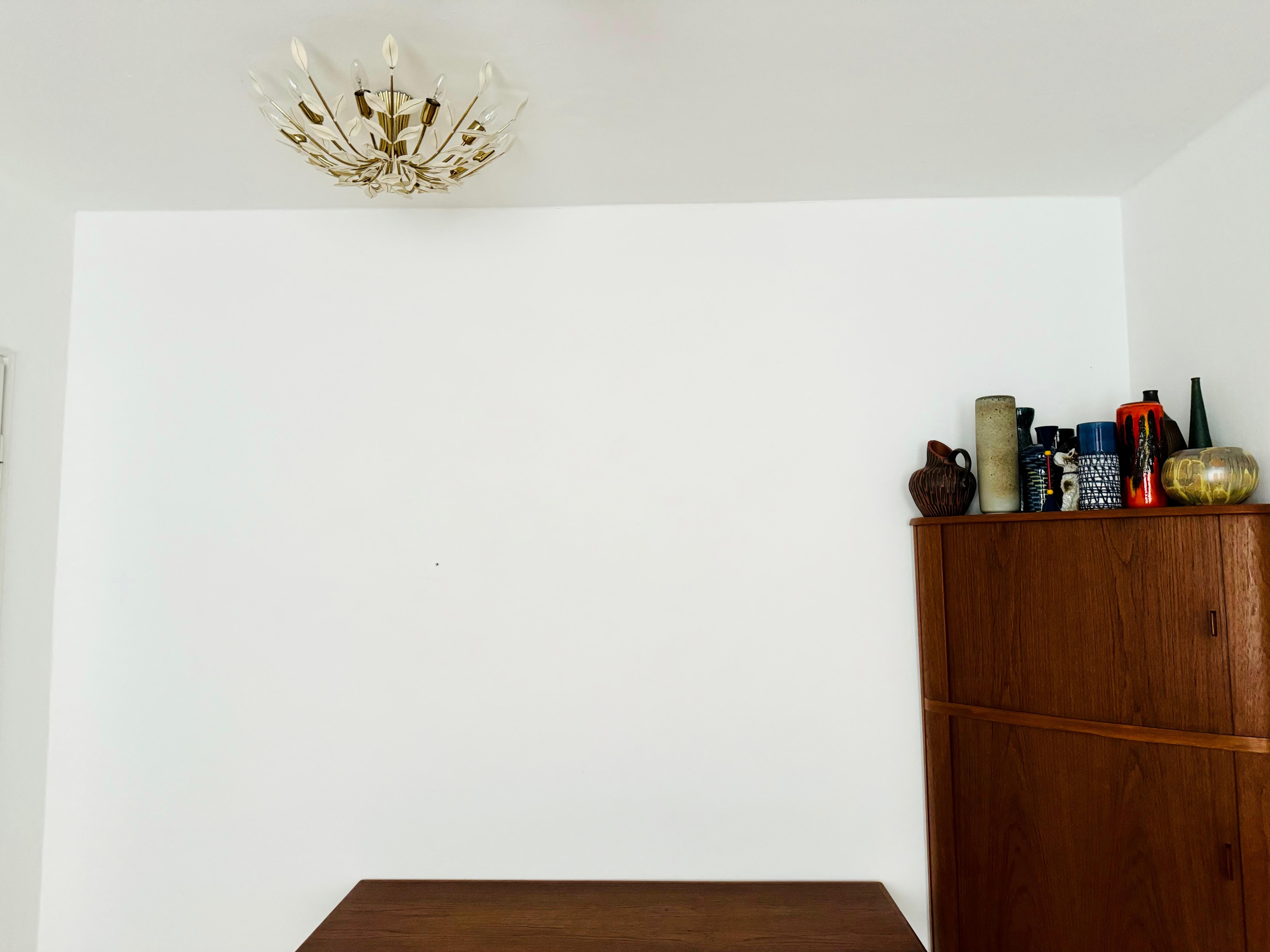 Flush Chandelier by Vereinigte Werkstätten München For Sale 2