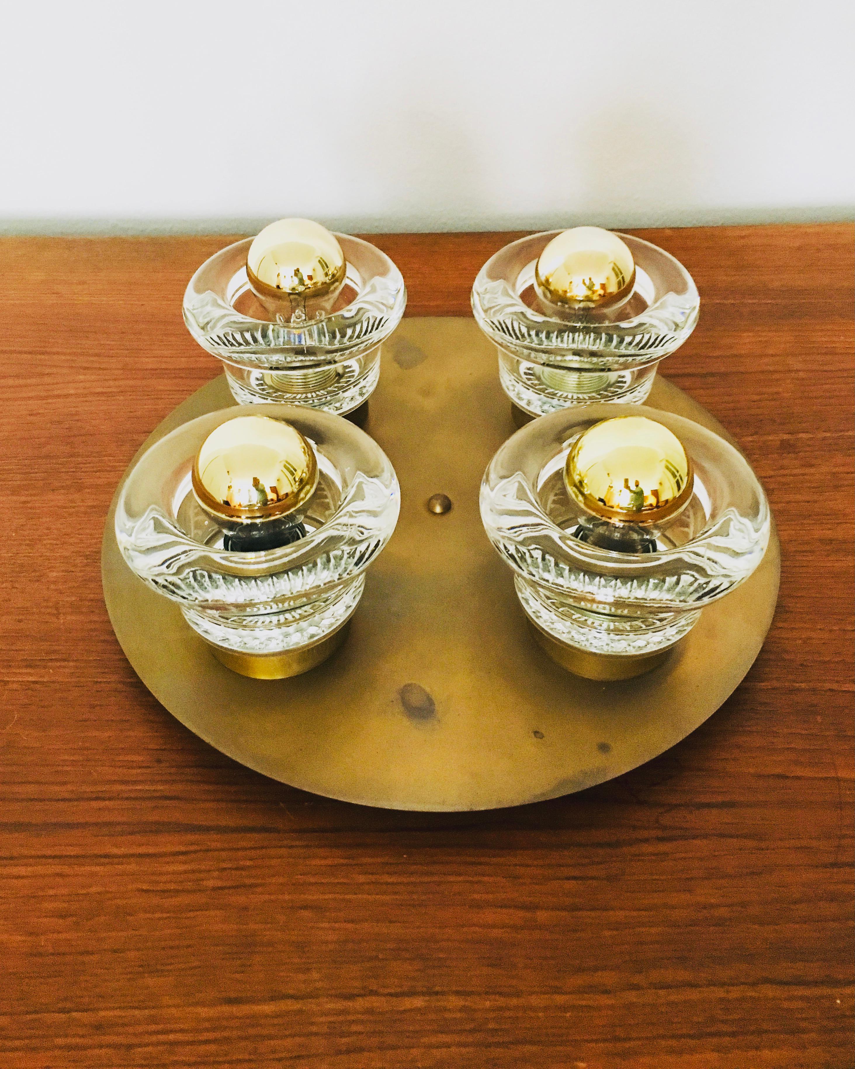 German Flush Lamp from Cosack For Sale