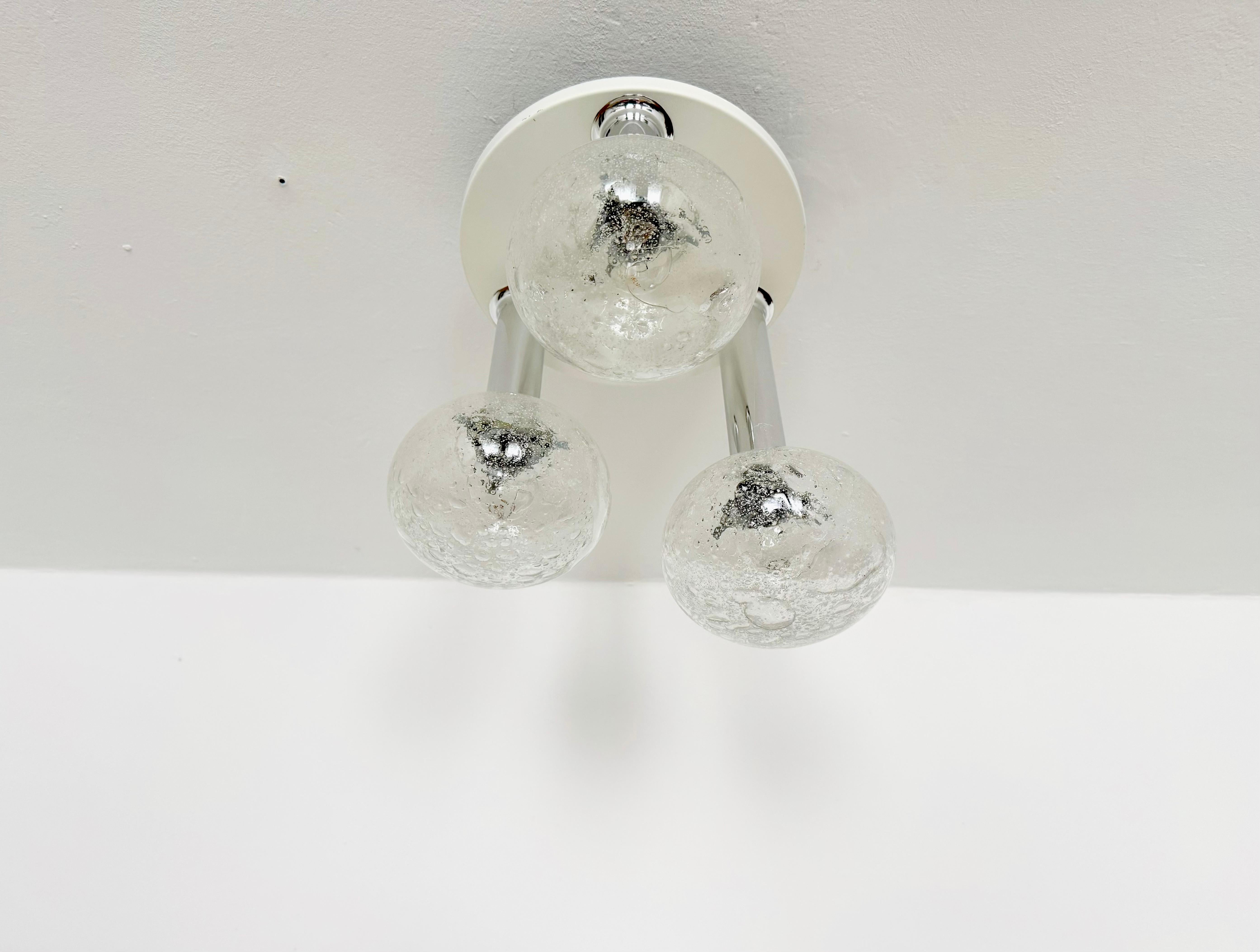 German Flush Lamp from Doria For Sale