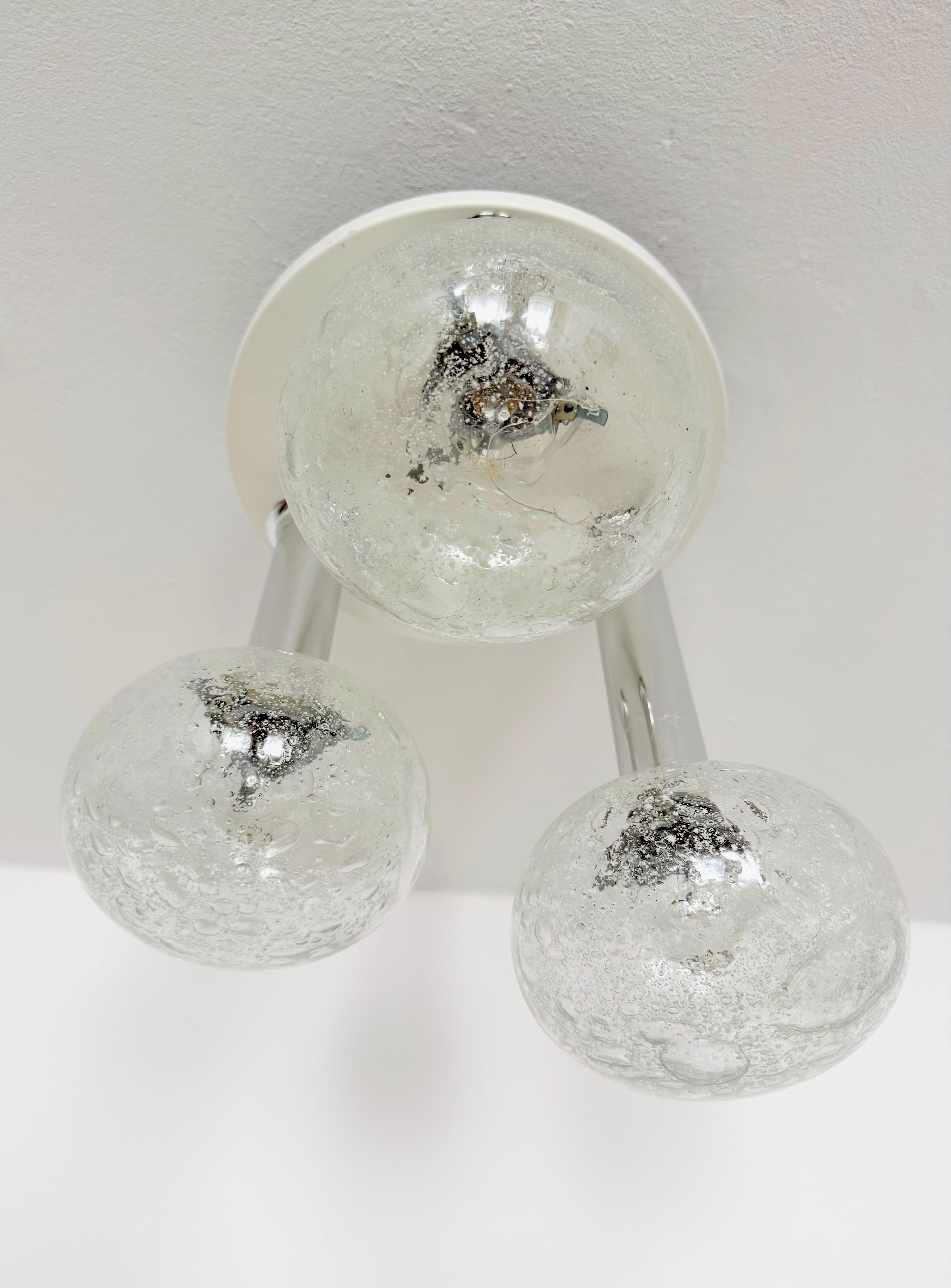 Flush Lamp from Doria In Good Condition For Sale In München, DE