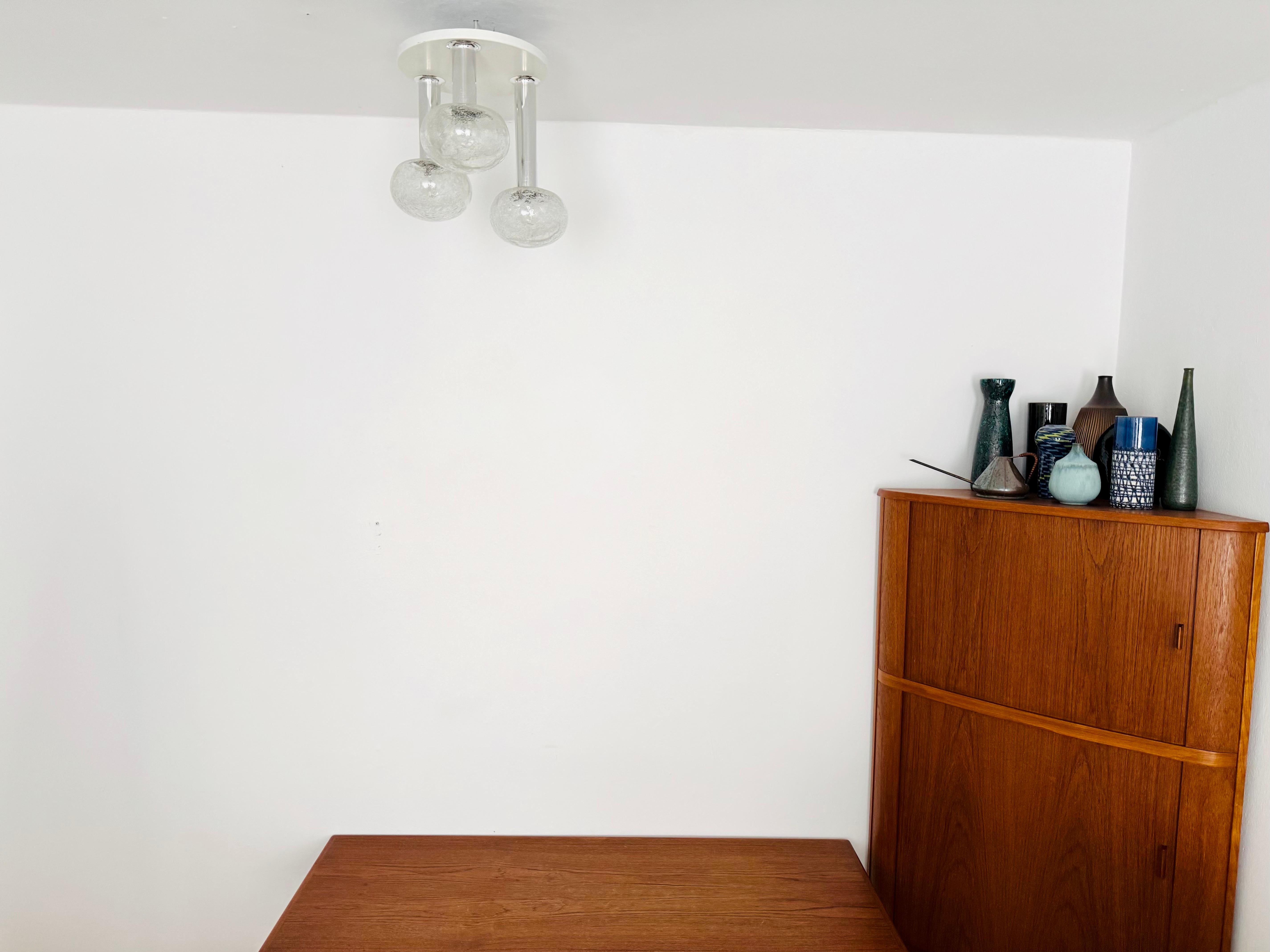 Metal Flush Lamp from Doria For Sale