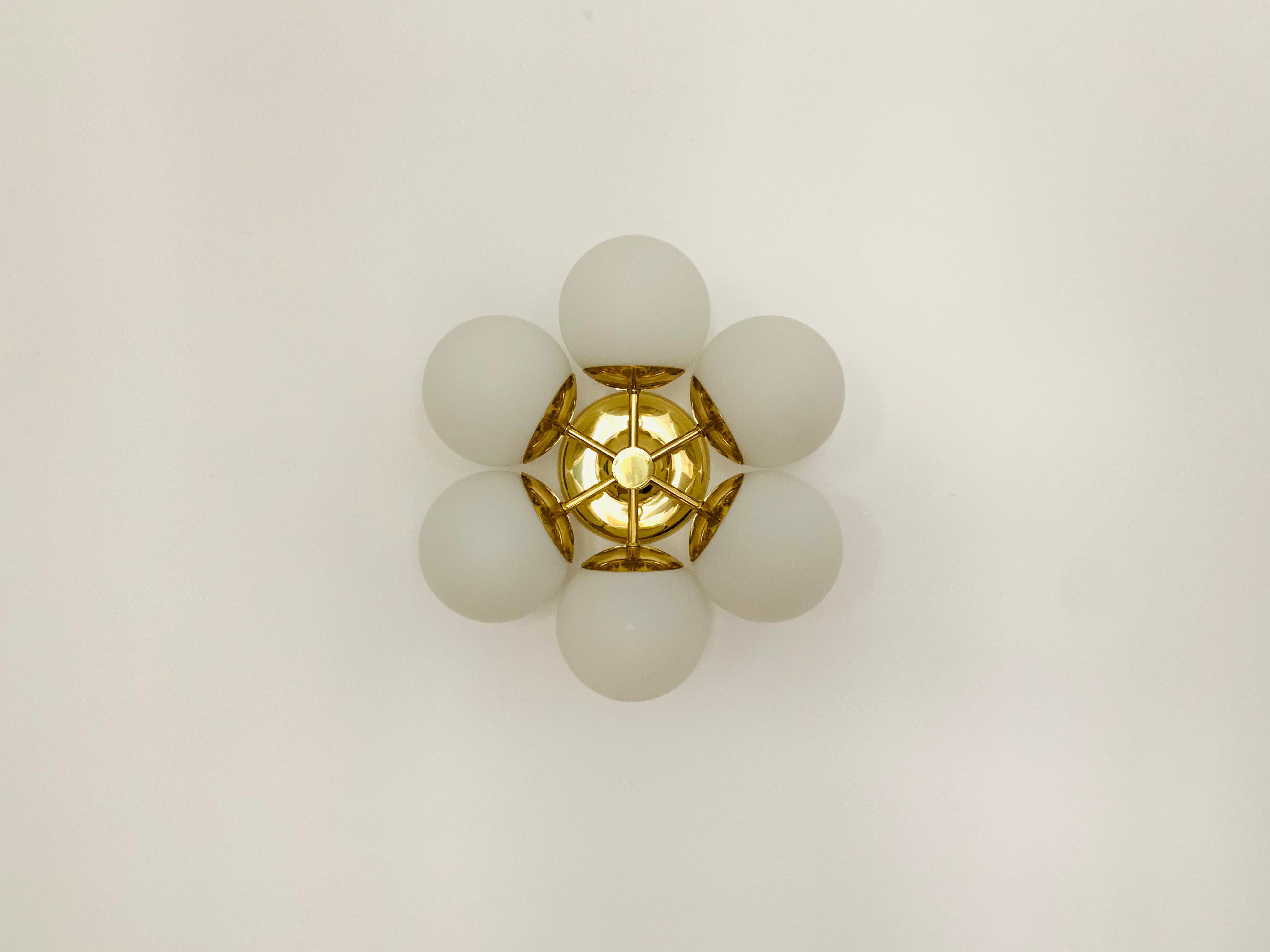 Space Age Flush Lamp from Kaiser Leuchten For Sale