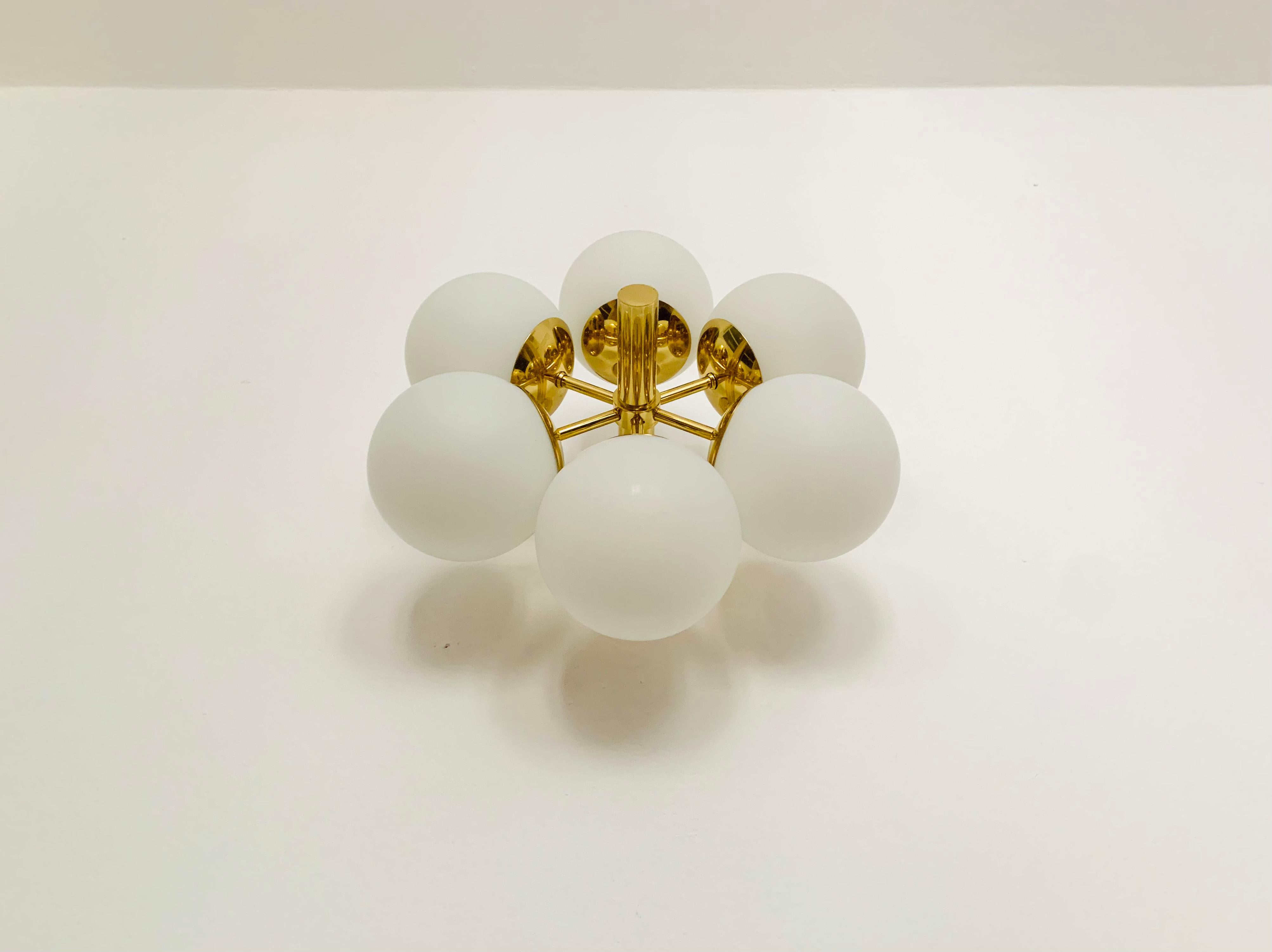 Flush Lamp from Kaiser Leuchten In Good Condition For Sale In München, DE
