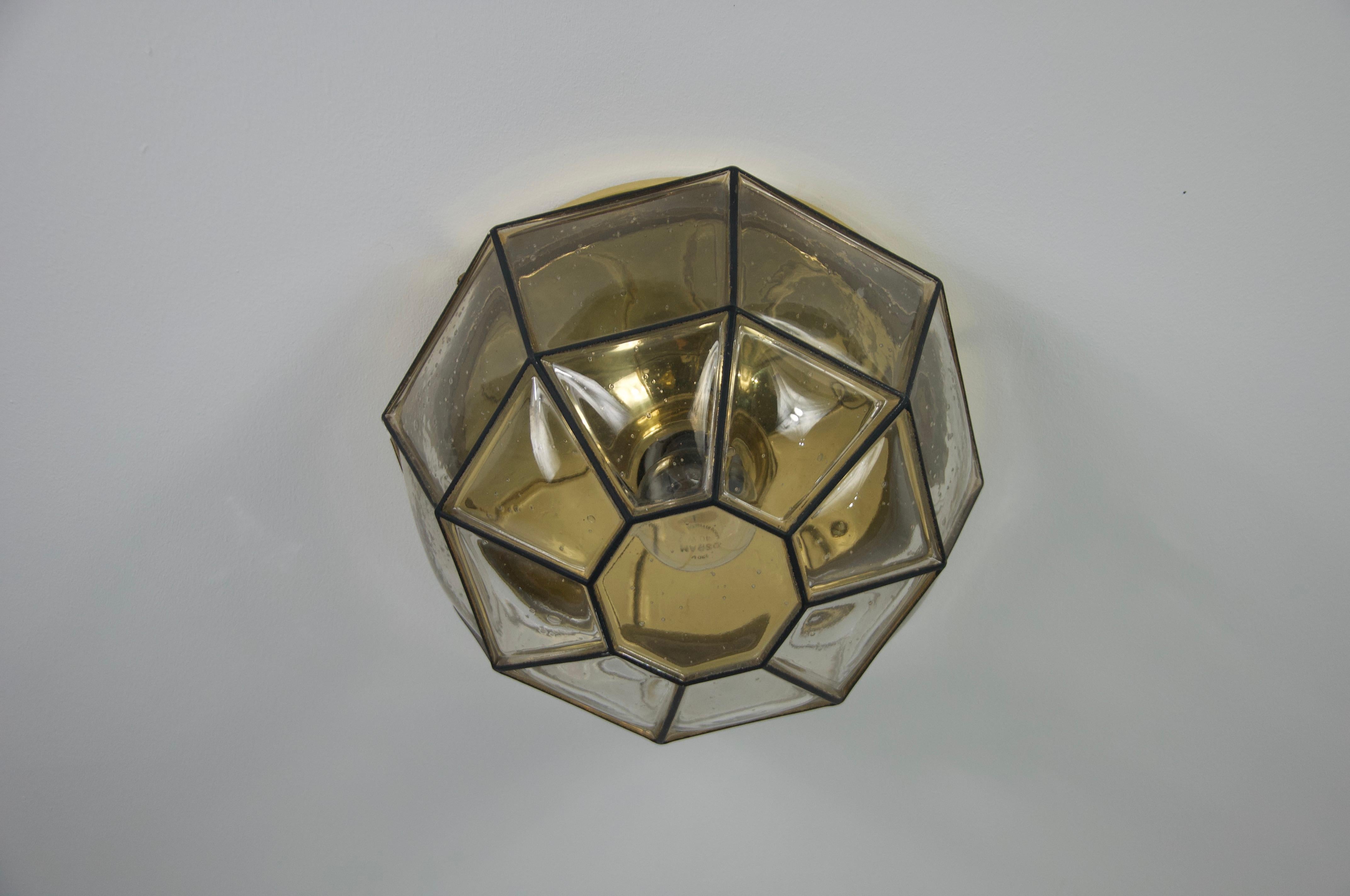 Flush Mount by Glashütte Limburg, Germany, 1960s, Nr 1 For Sale 2