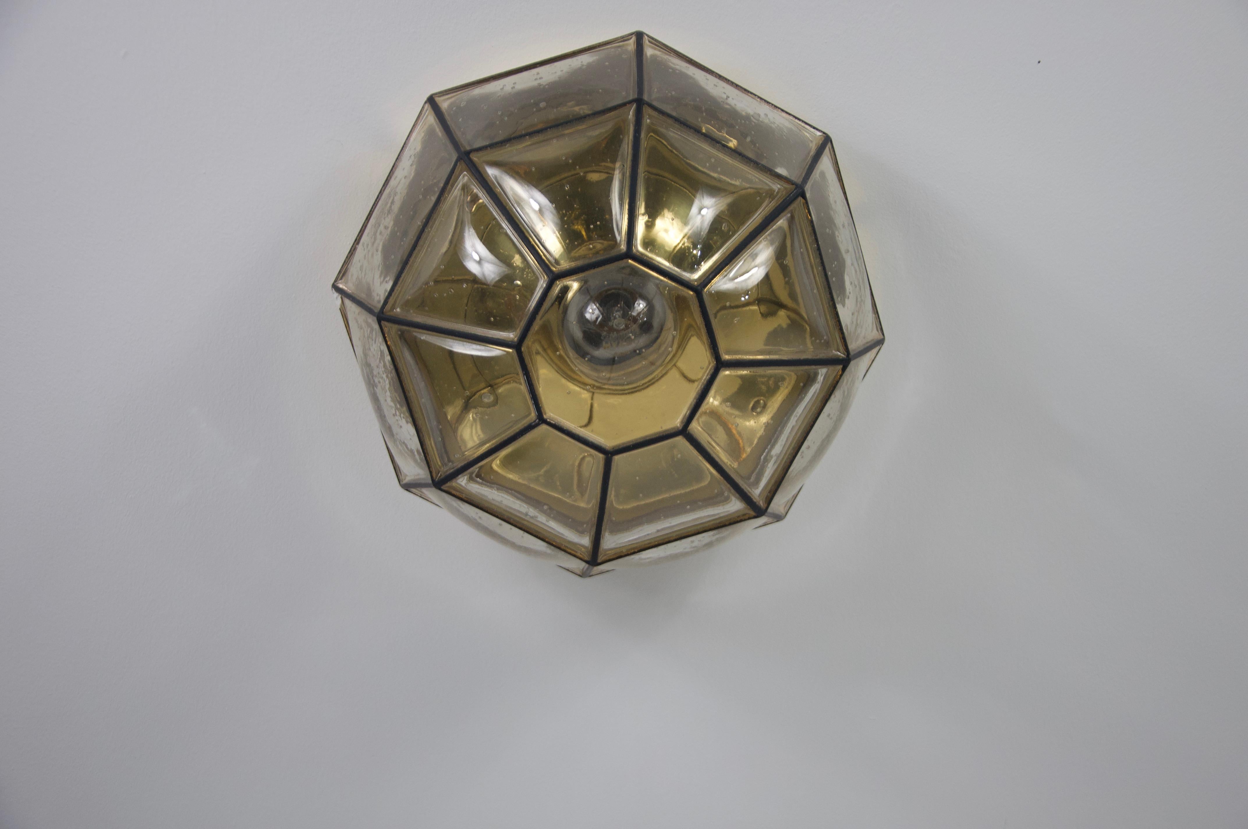 Flush Mount by Glashütte Limburg, Germany, 1960s, Nr 1 For Sale 4