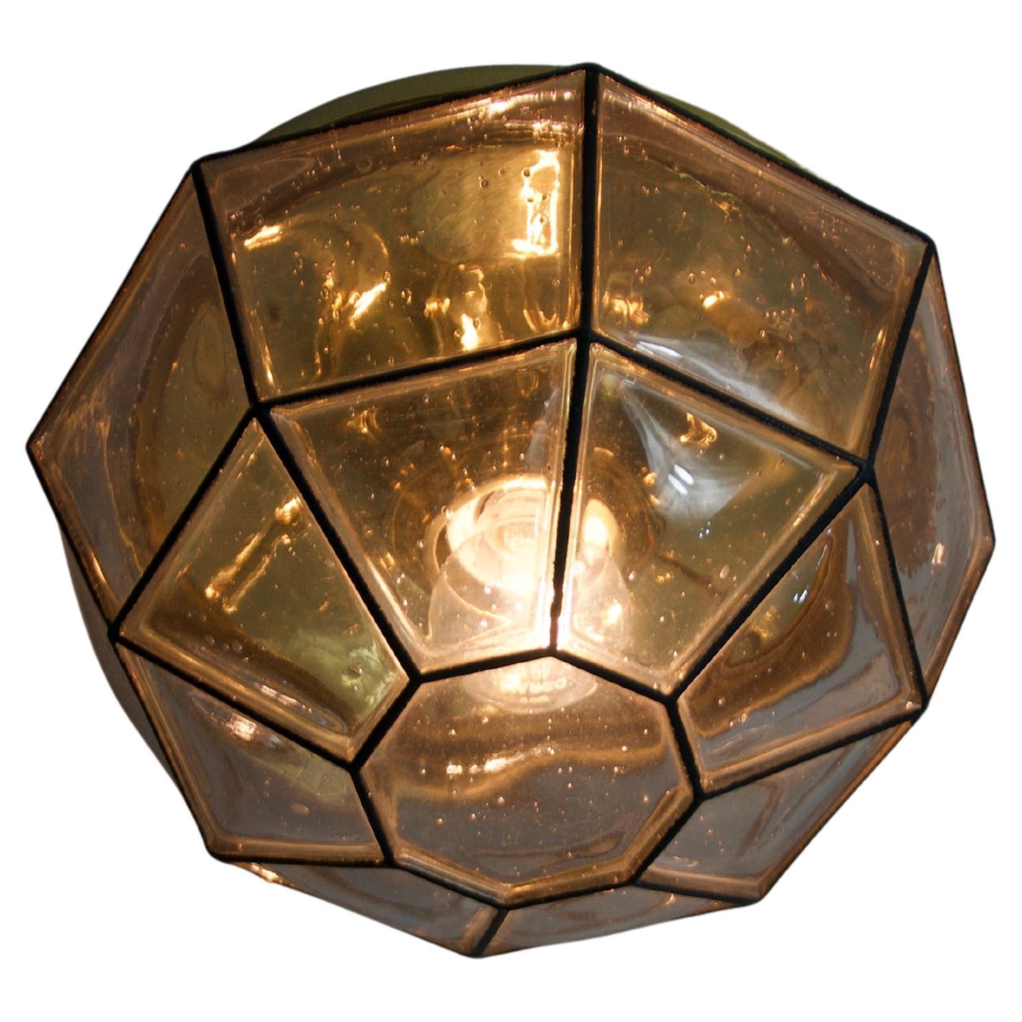 Flush Mount von Glashütte Limburg, Deutschland, 1960er Jahre, Nr. 2
