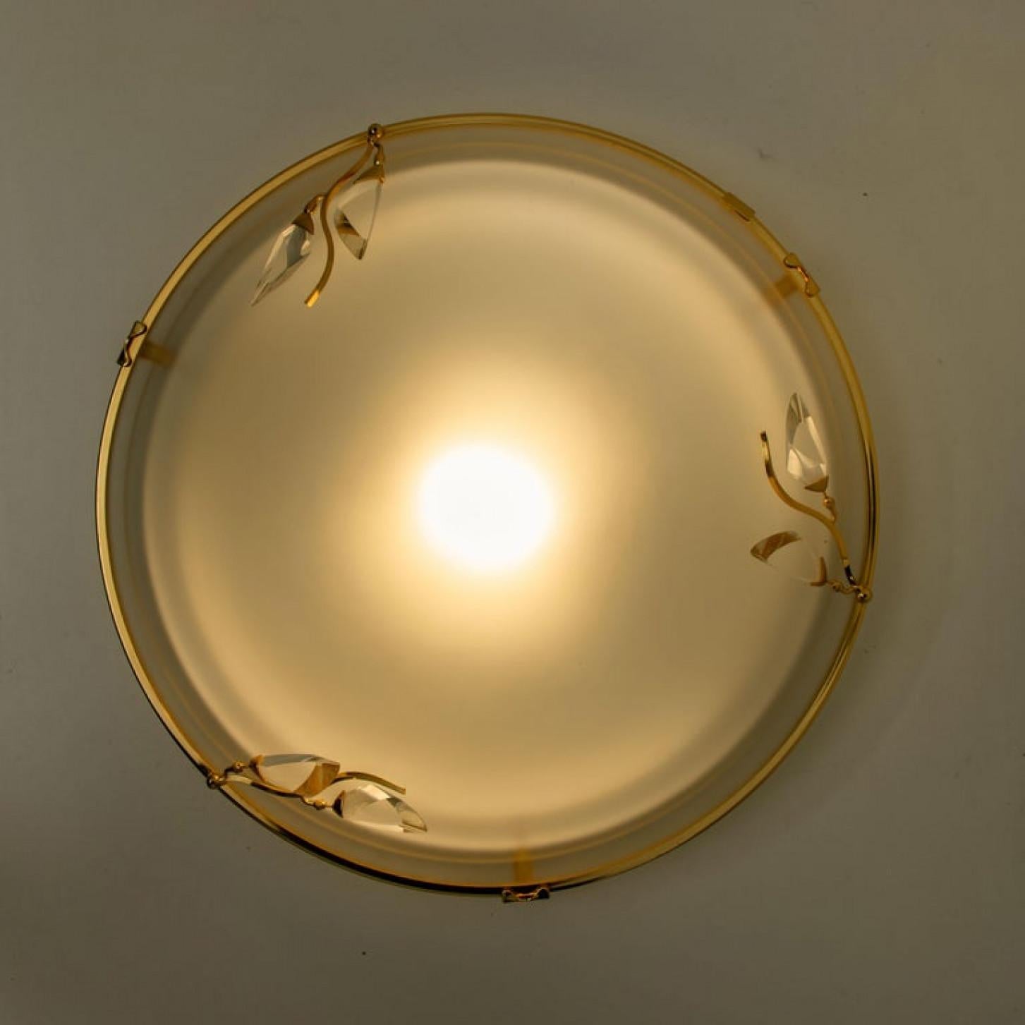 Austrian Flush Mount by Stilkronen, Italy, 1970s For Sale