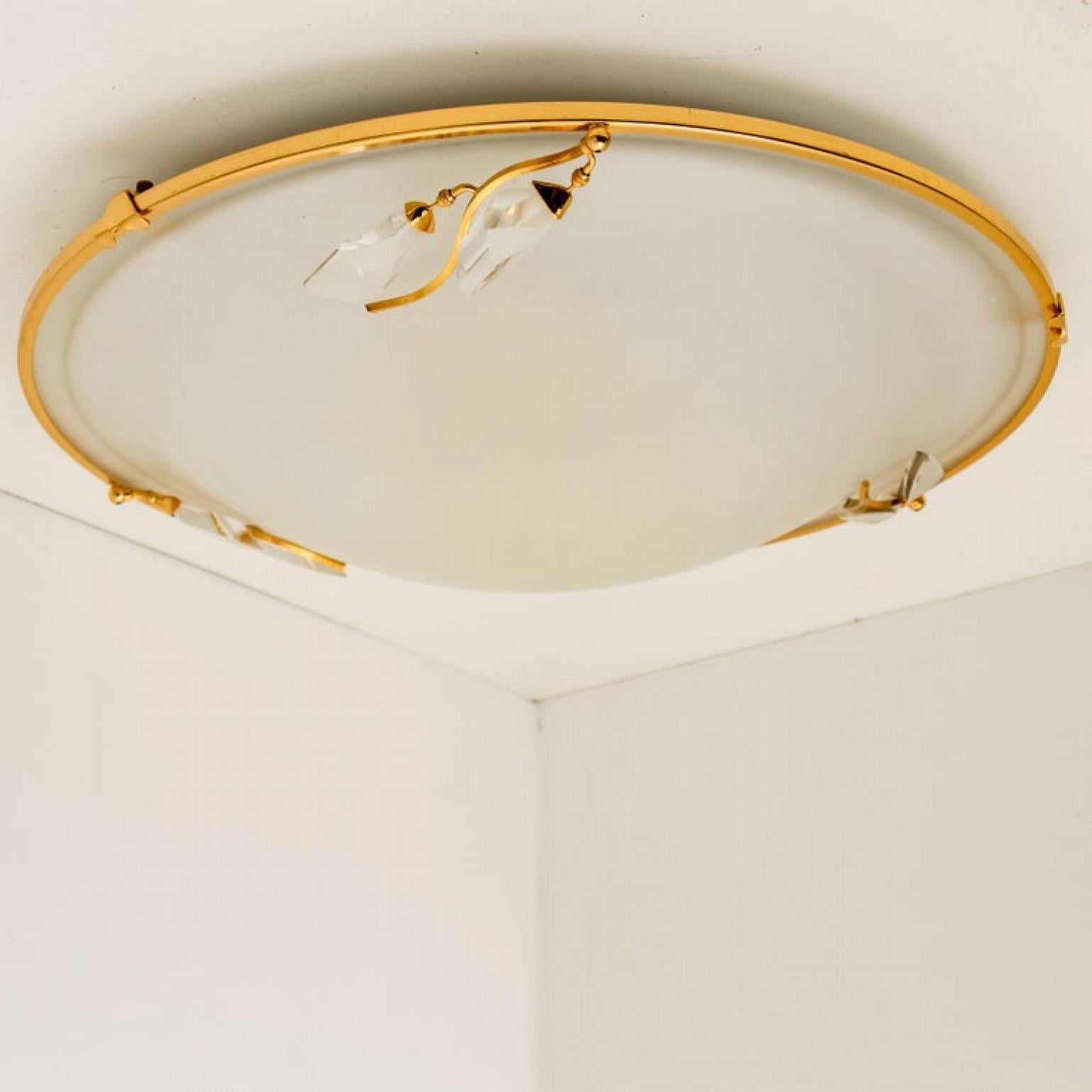 Late 20th Century Flush Mount by Stilkronen, Italy, 1970s For Sale