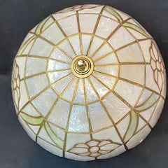 Flush Mount Ceiling Lamp Boho Flower Power Style, 1960s, Germany