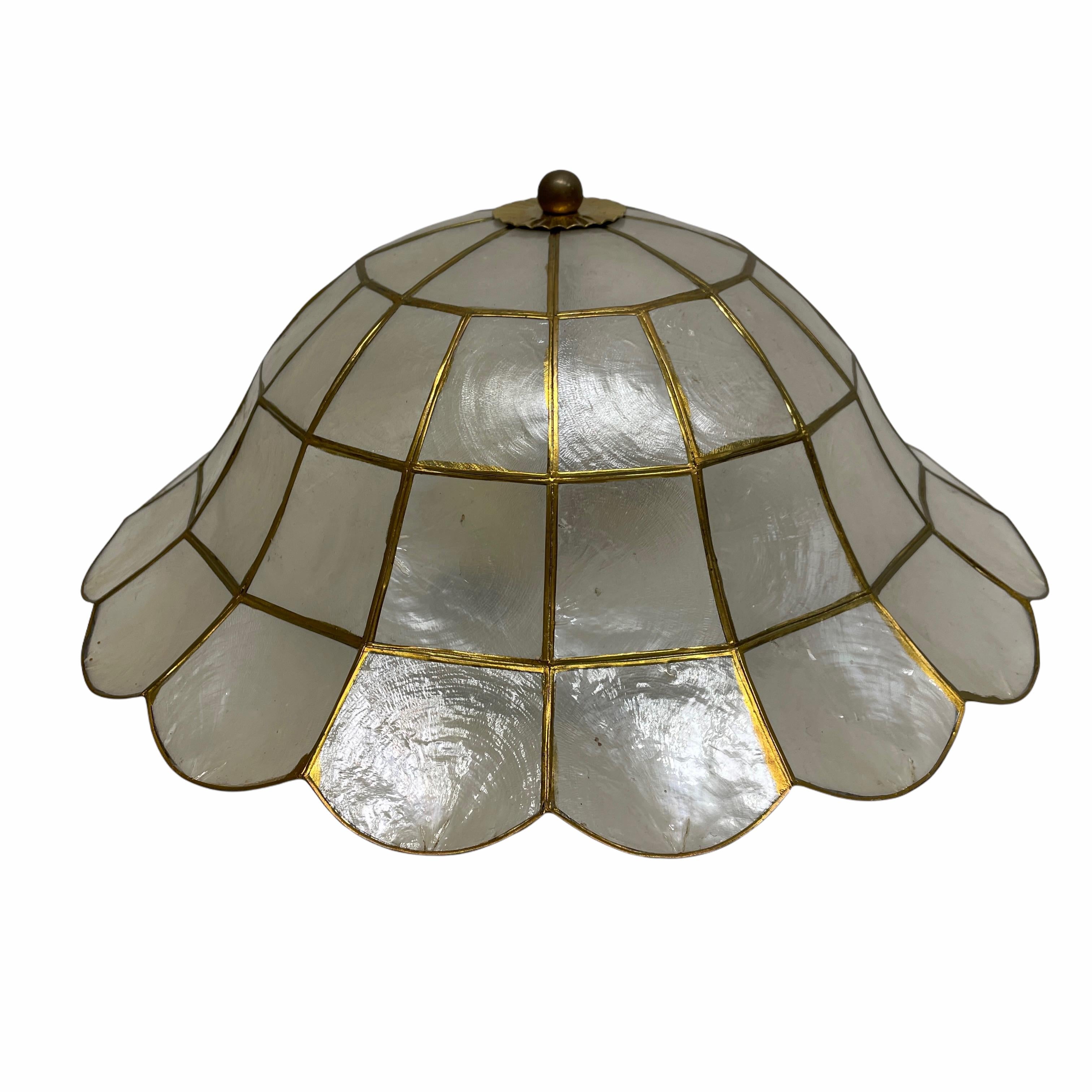 Italian Flush Mount Ceiling Lamp Flower Power Style, 1960s, Italy For Sale