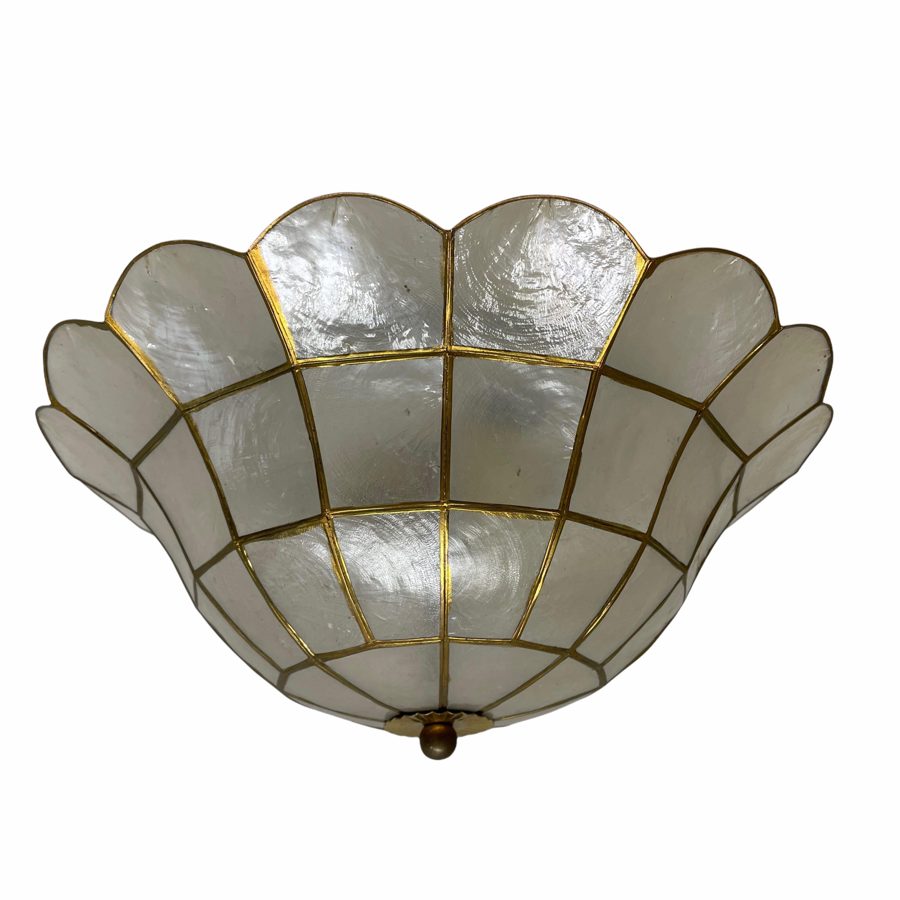 Flush Mount Ceiling Lamp Flower Power Style, 1960s, Italy In Good Condition For Sale In Nuernberg, DE