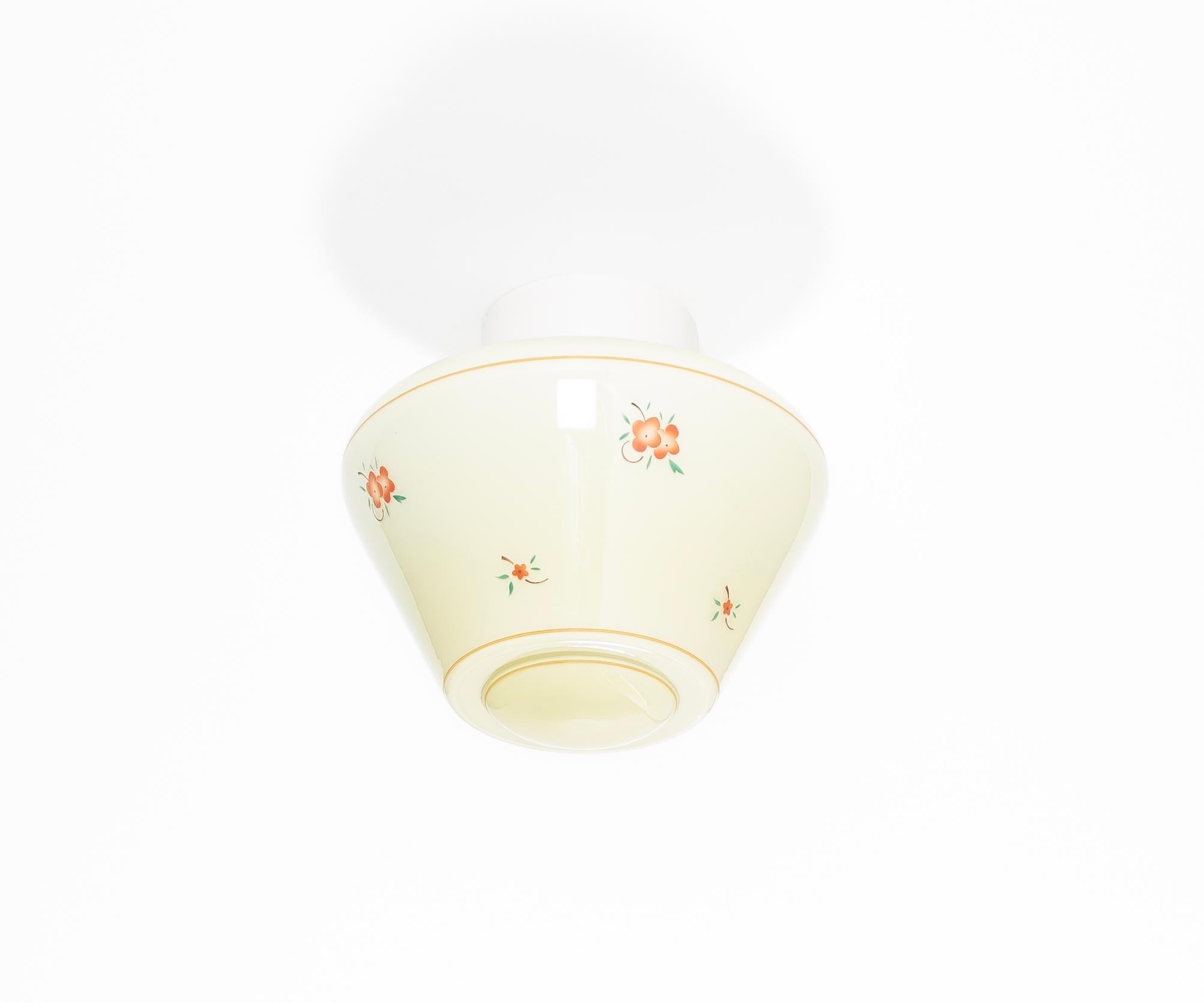 Scandinave Plafonnier encastré, années 1950 en vente