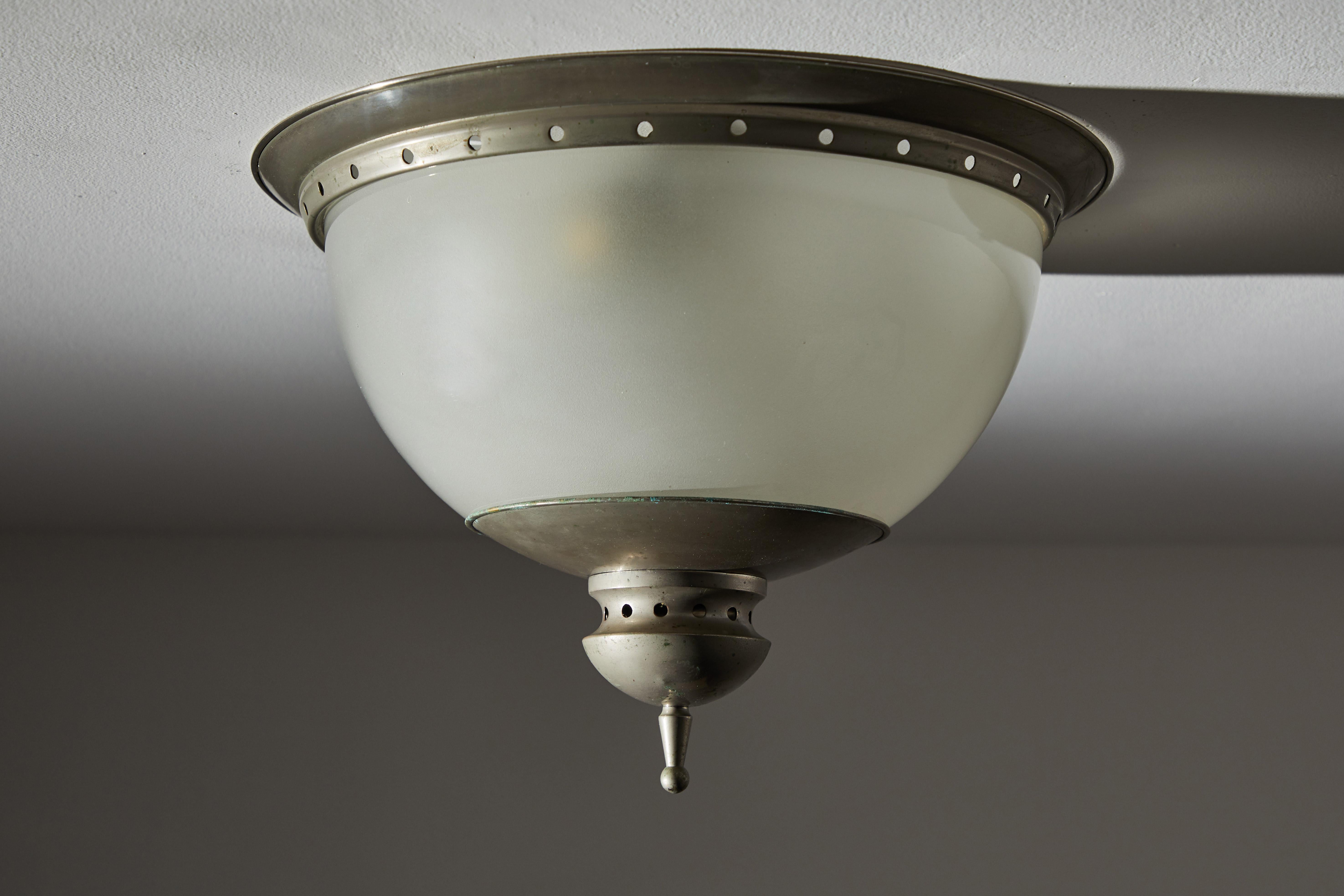 Flush Mount Ceiling Light in the Style of Caccia Dominioni for Azucena In Good Condition For Sale In Los Angeles, CA