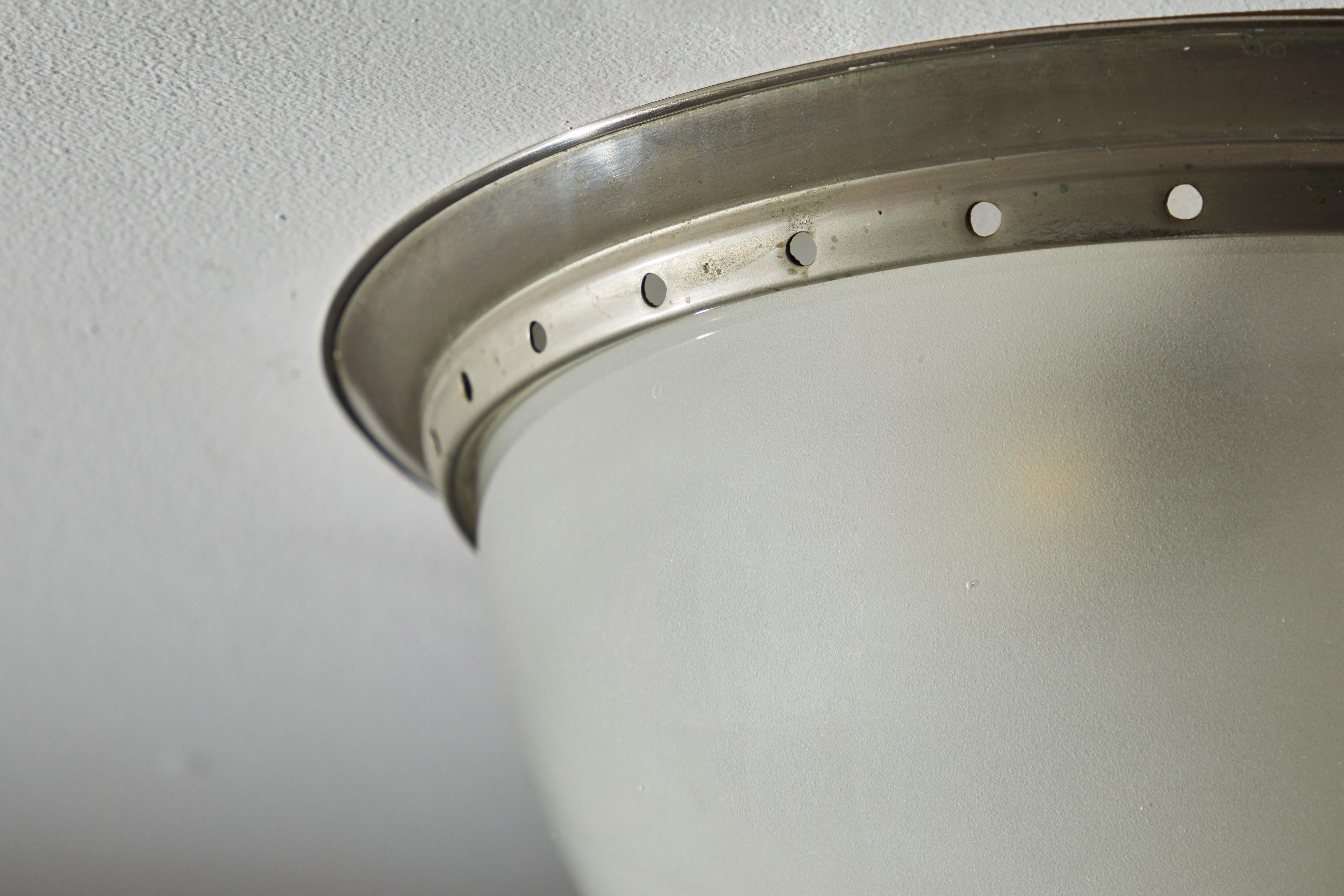 Flush Mount Ceiling Light in the Style of Caccia Dominioni for Azucena For Sale 1