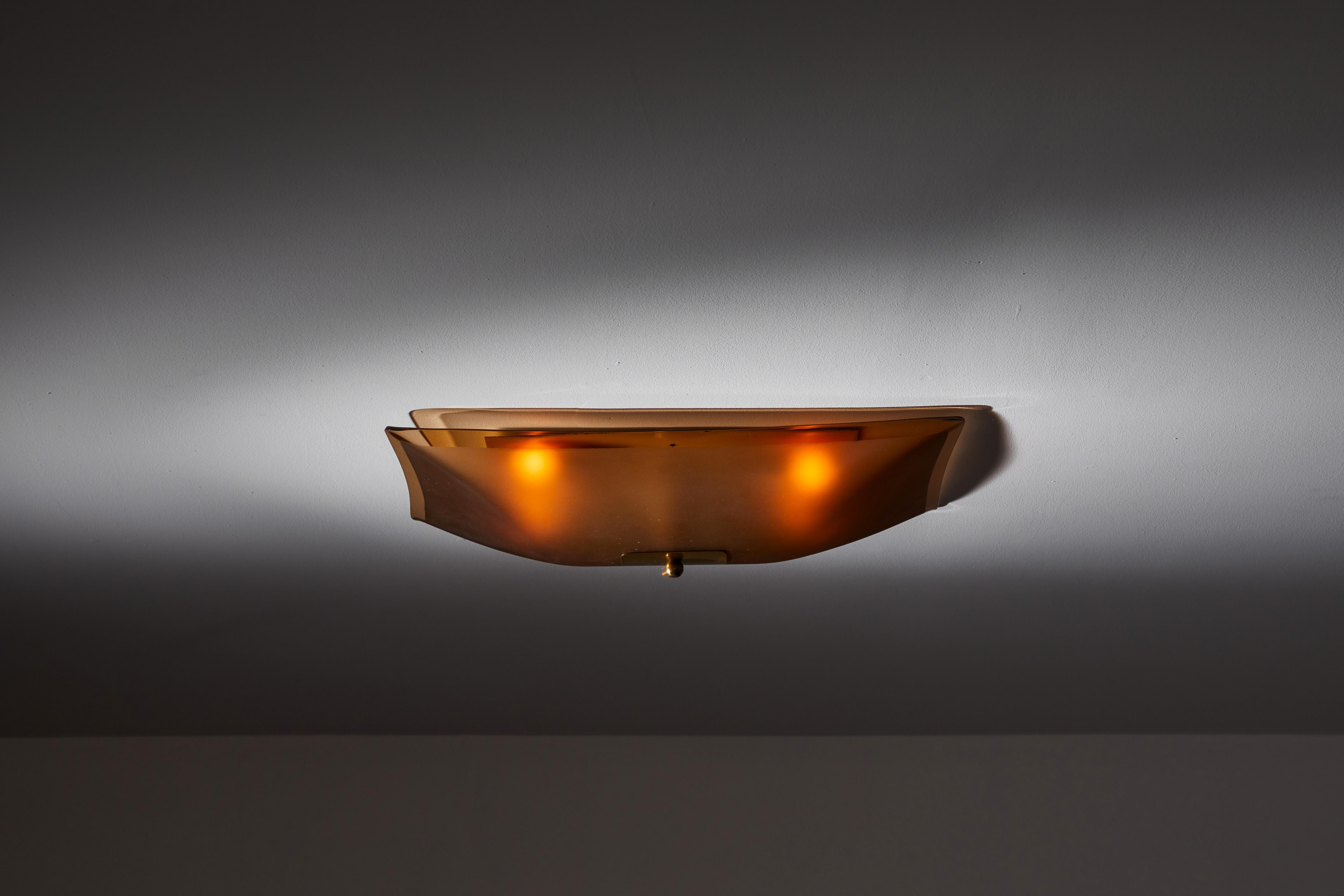 Mid-Century Modern Flush Mount Ceiling Light by Fontana Arte