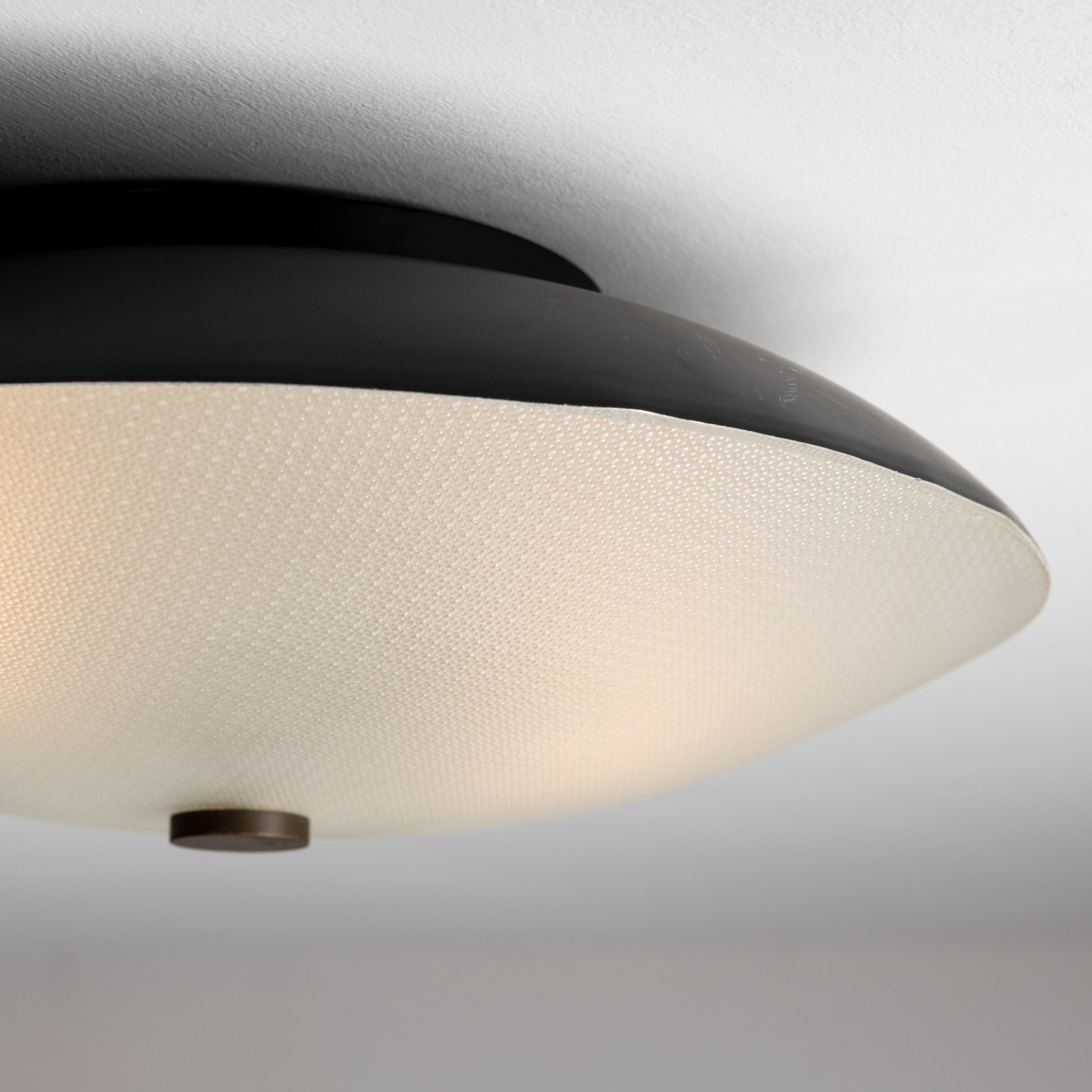 Flush Ceiling Lights by Fontana Arte In Fair Condition In Los Angeles, CA