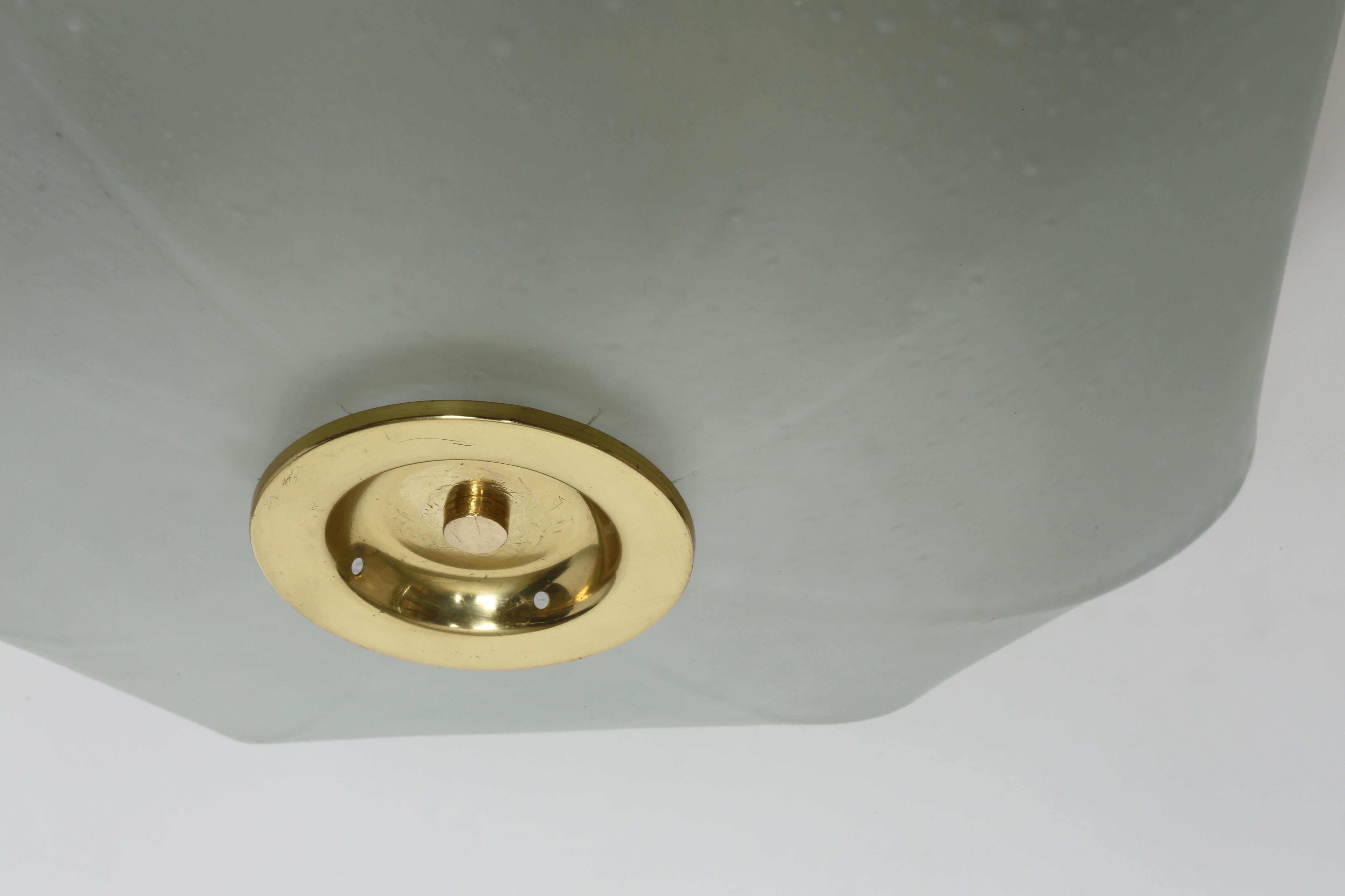 Flush Mount Ceiling Light by Lumi, circa 1950s For Sale 3