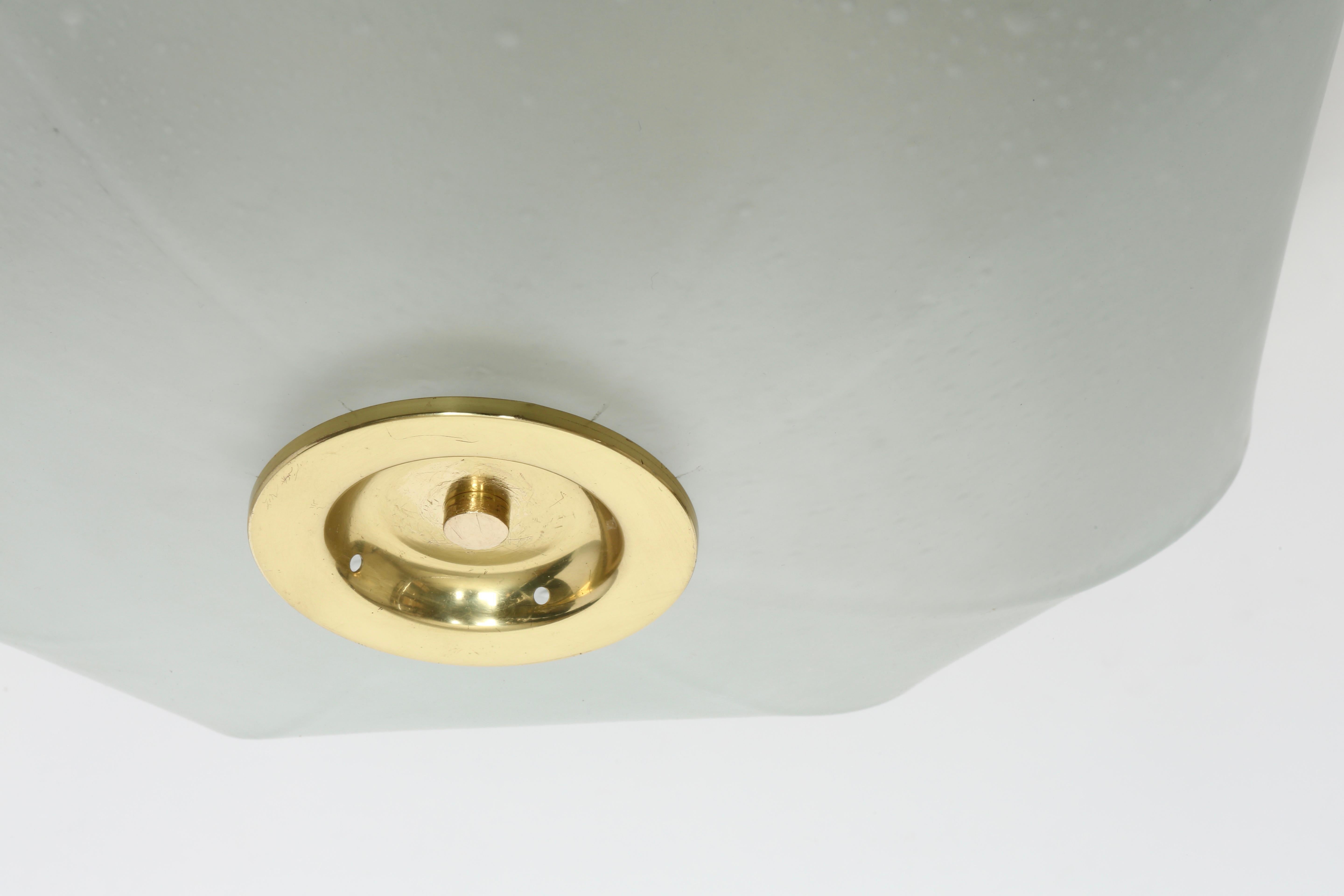 Flush Mount Ceiling Light by Lumi, circa 1950s For Sale 4