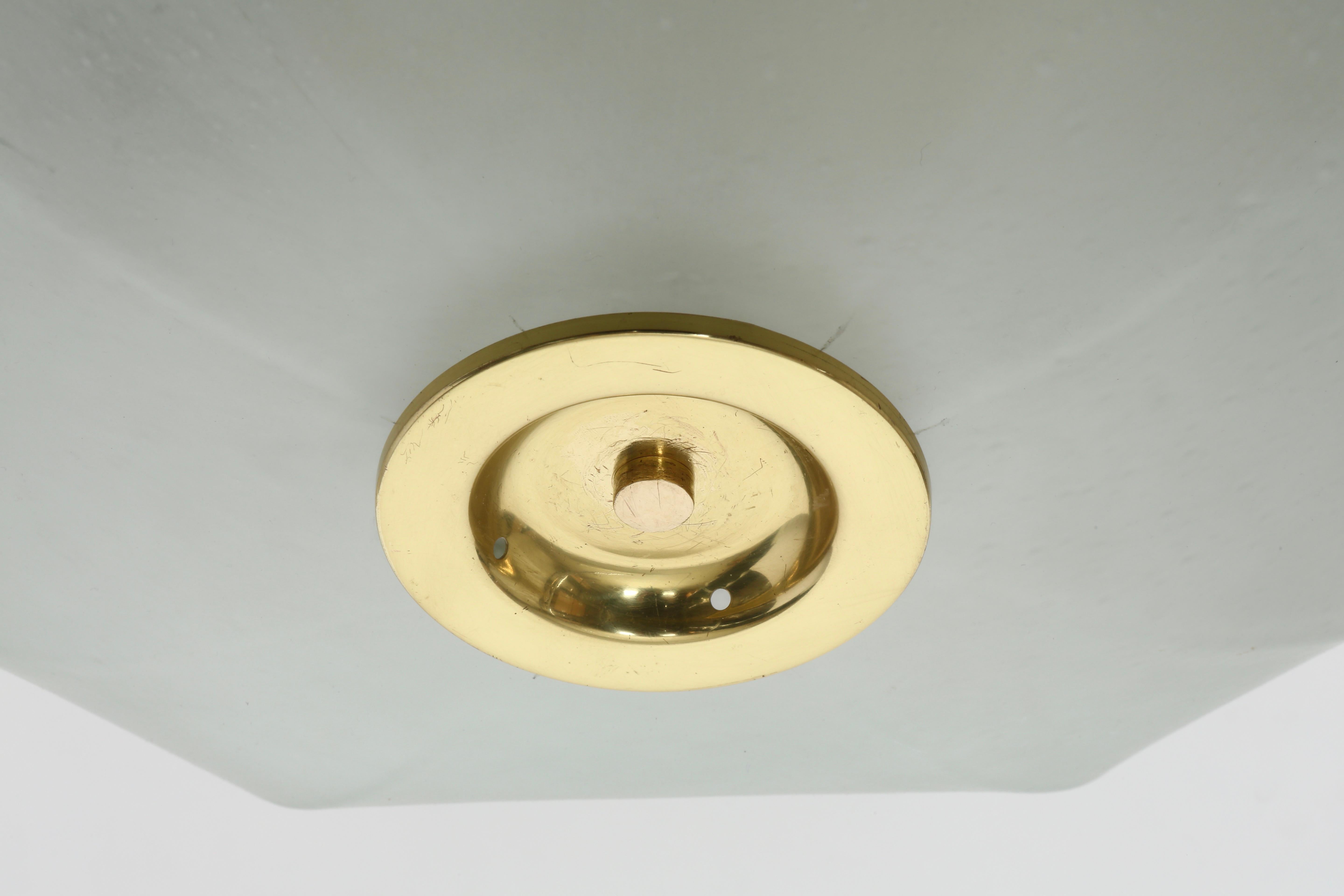Flush Mount Ceiling Light by Lumi, circa 1950s For Sale 5
