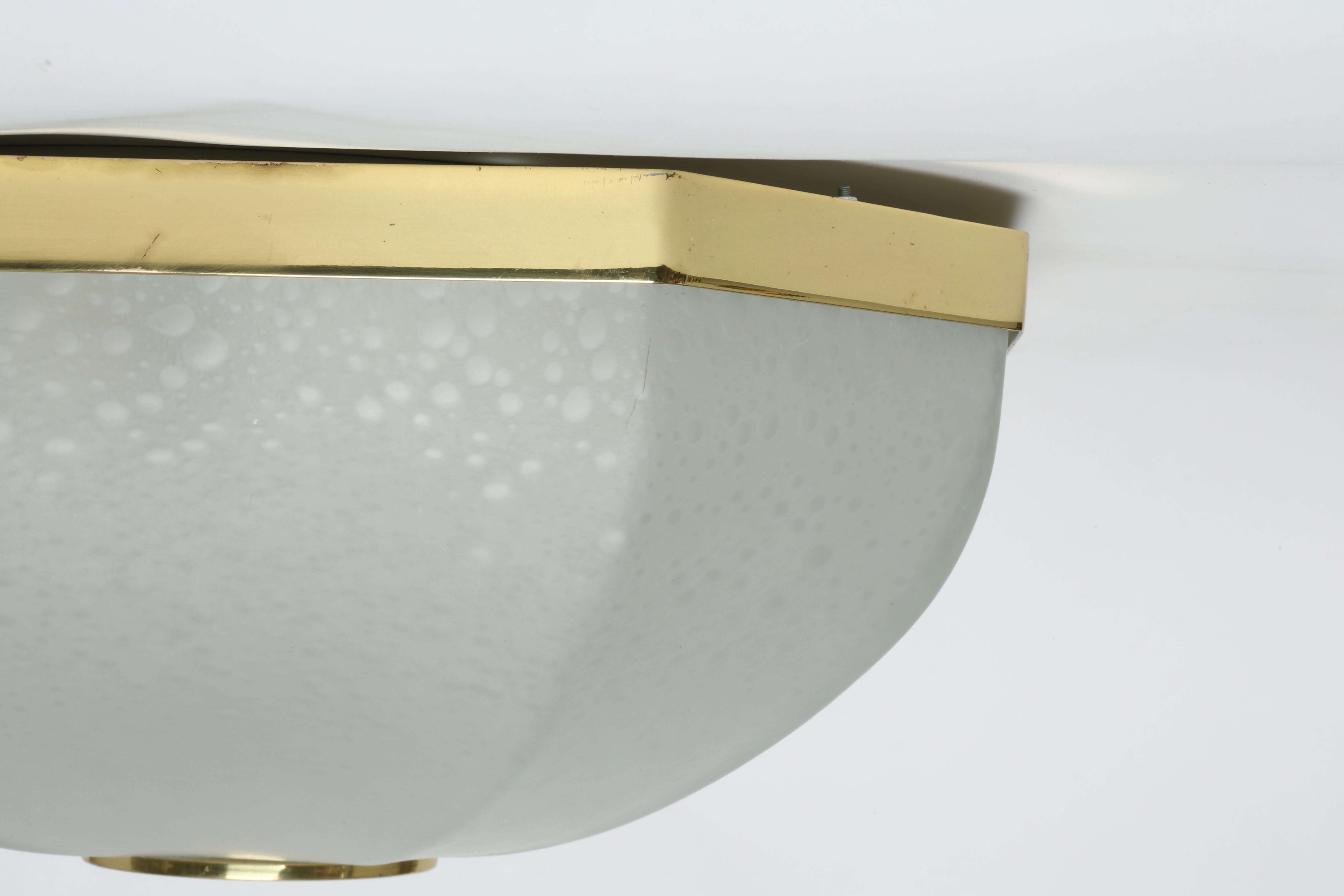 Flush Mount Ceiling Light by Lumi, circa 1950s For Sale 1