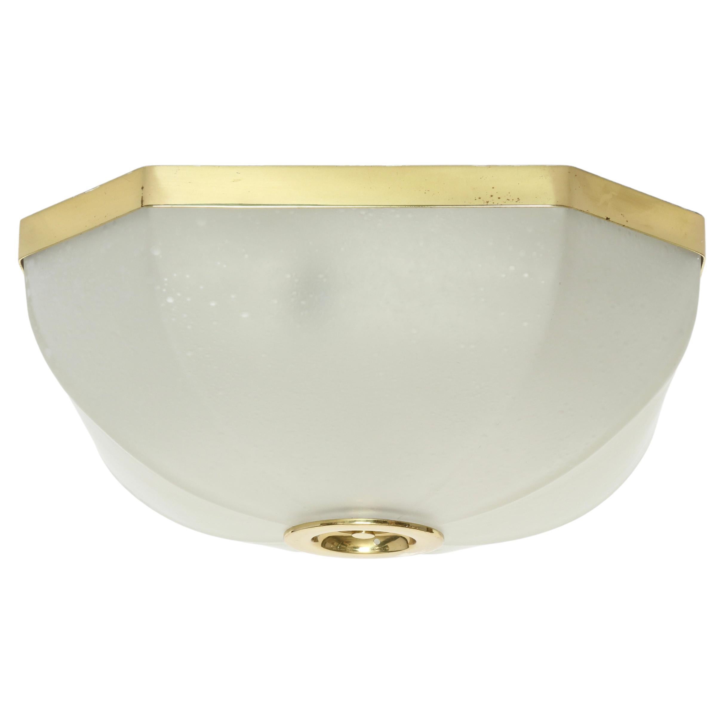 Flush Mount Ceiling Light by Lumi, circa 1950s For Sale
