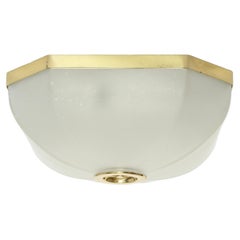 Vintage Flush Mount Ceiling Light by Lumi, circa 1950s