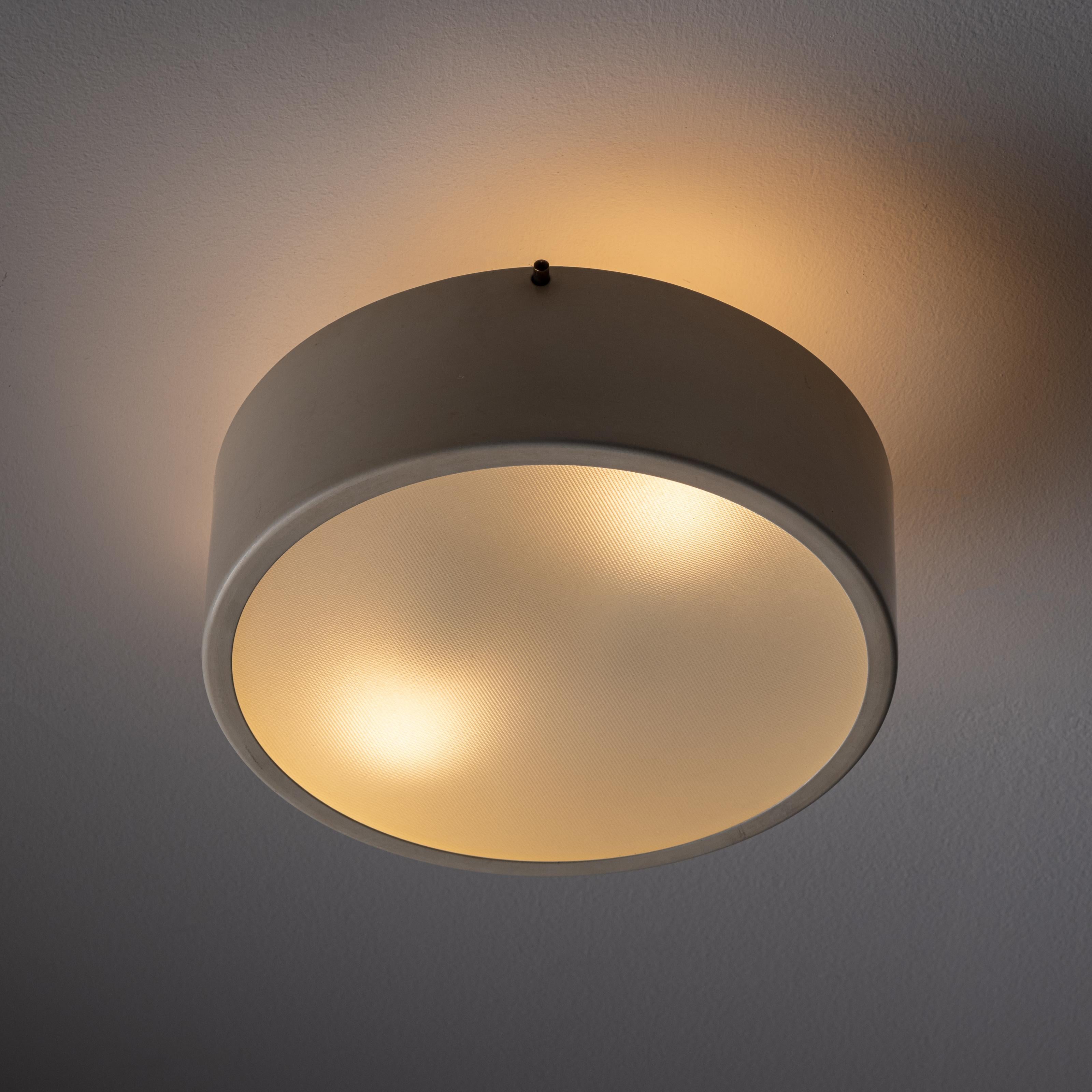 Flush Mount Ceiling Light by Tito Agnoli In Good Condition In Los Angeles, CA