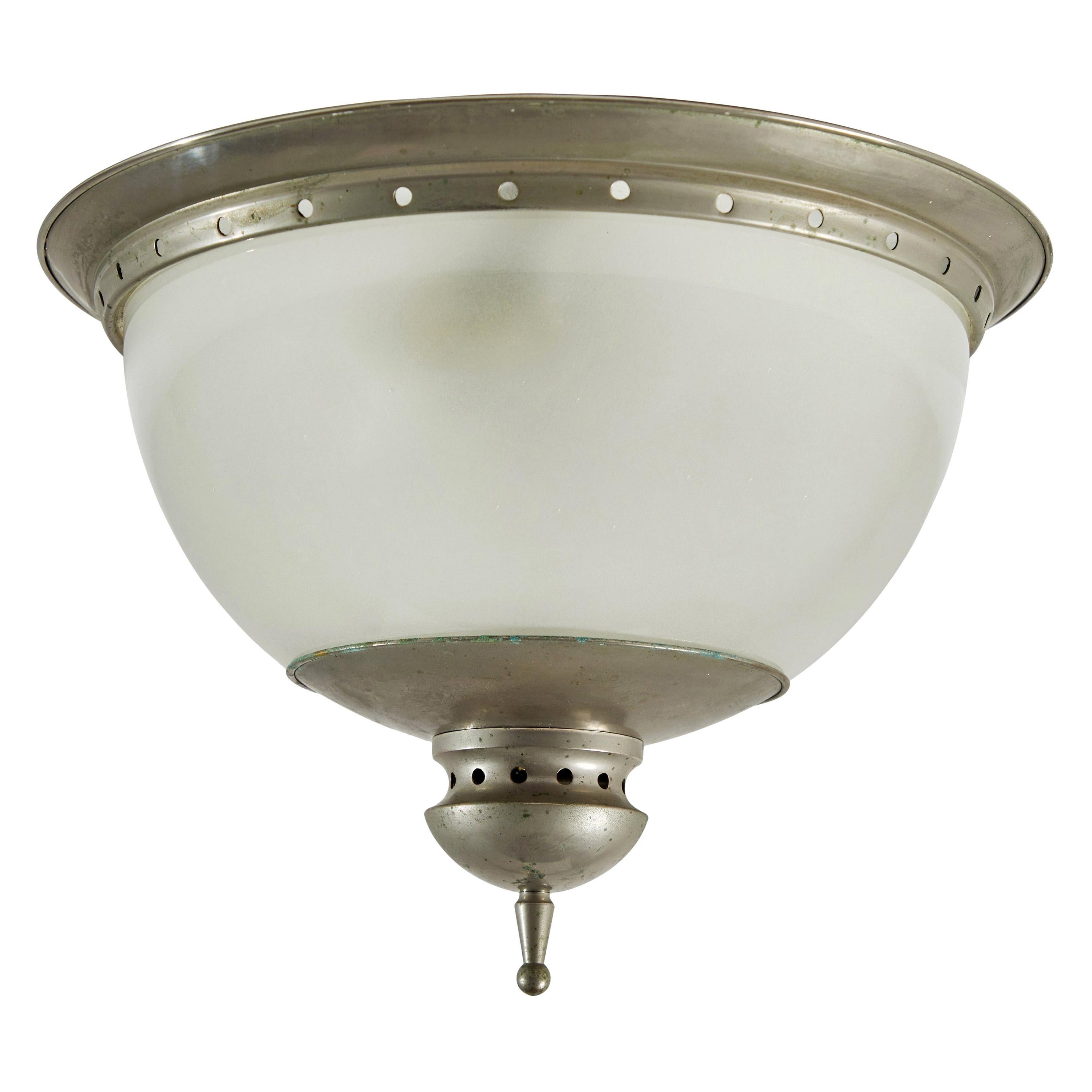 Flush Mount Ceiling Light in the Style of Caccia Dominioni for Azucena For Sale