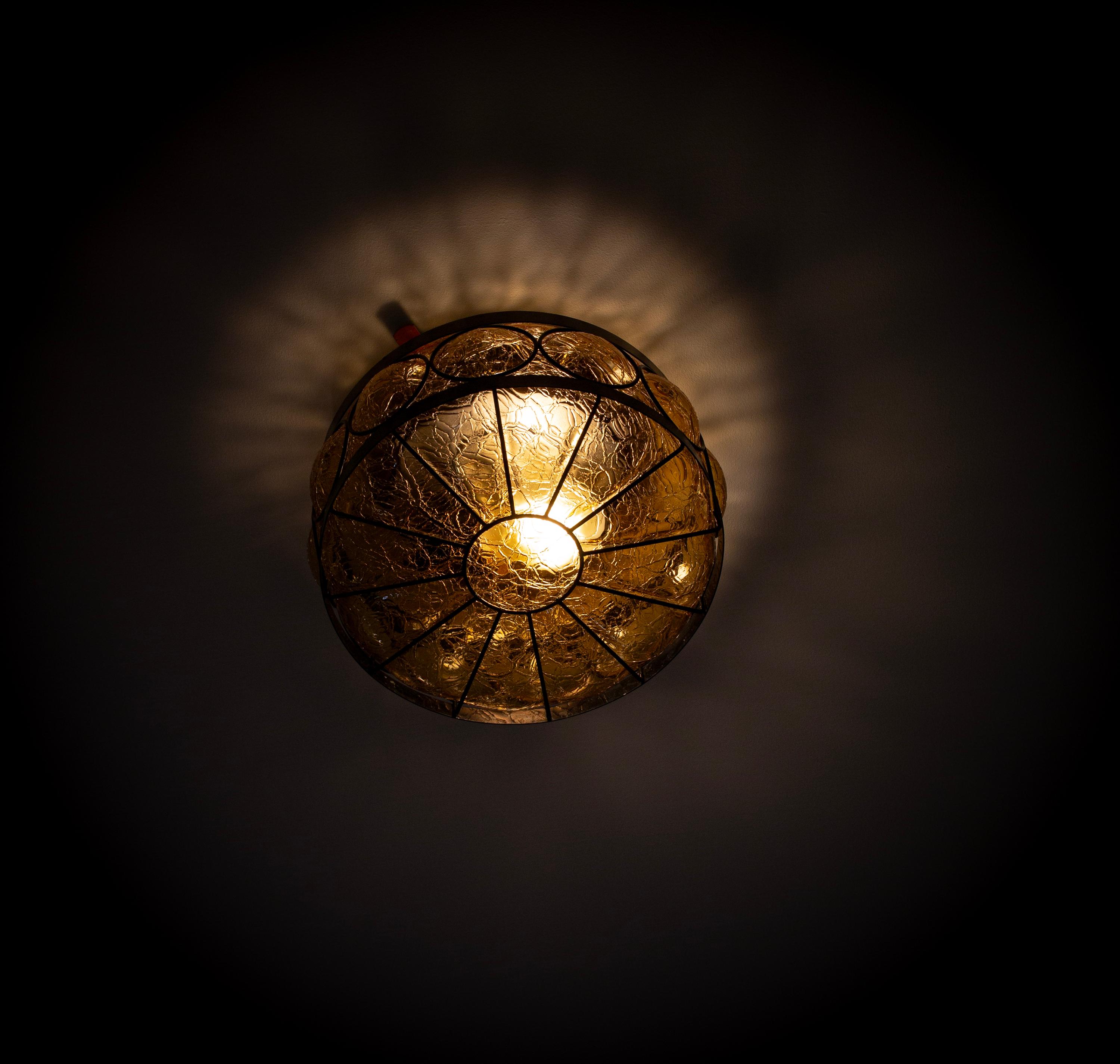 Outdoor Flush Mount Ceiling Light, Norway, 1950s 4
