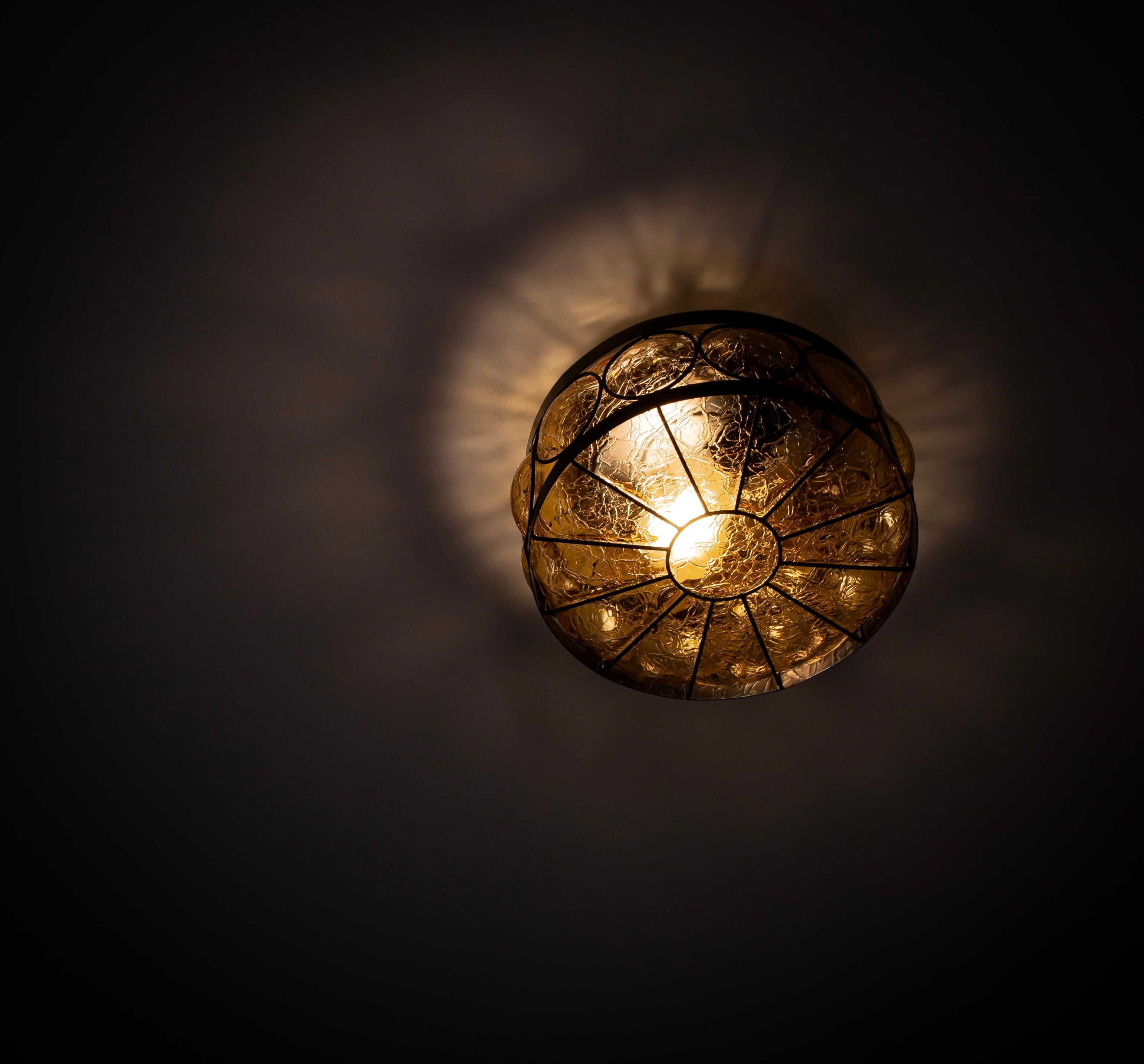 Outdoor Flush Mount Ceiling Light, Norway, 1950s 2