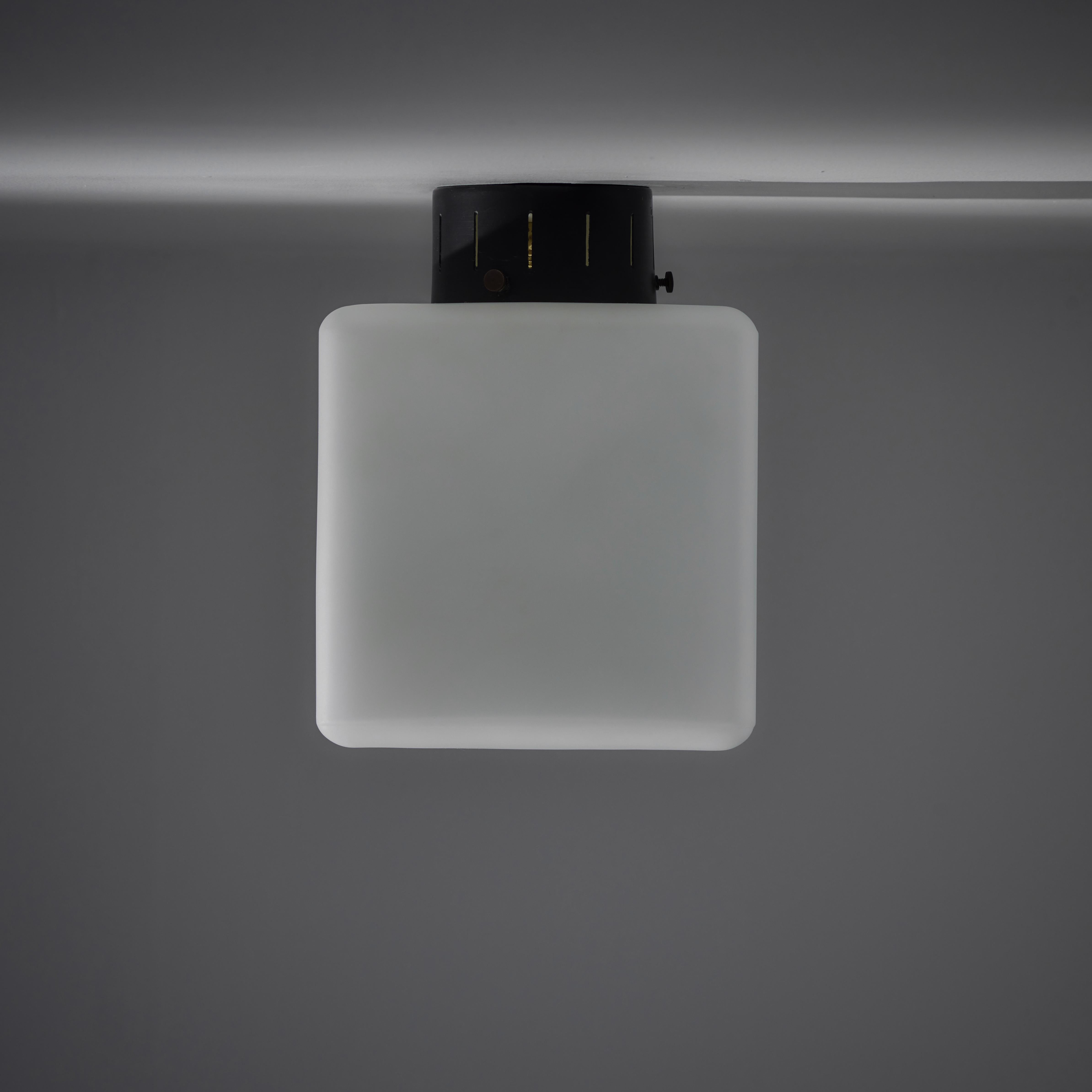 Mid-20th Century Flush Mount Ceiling Light by Stilnovo