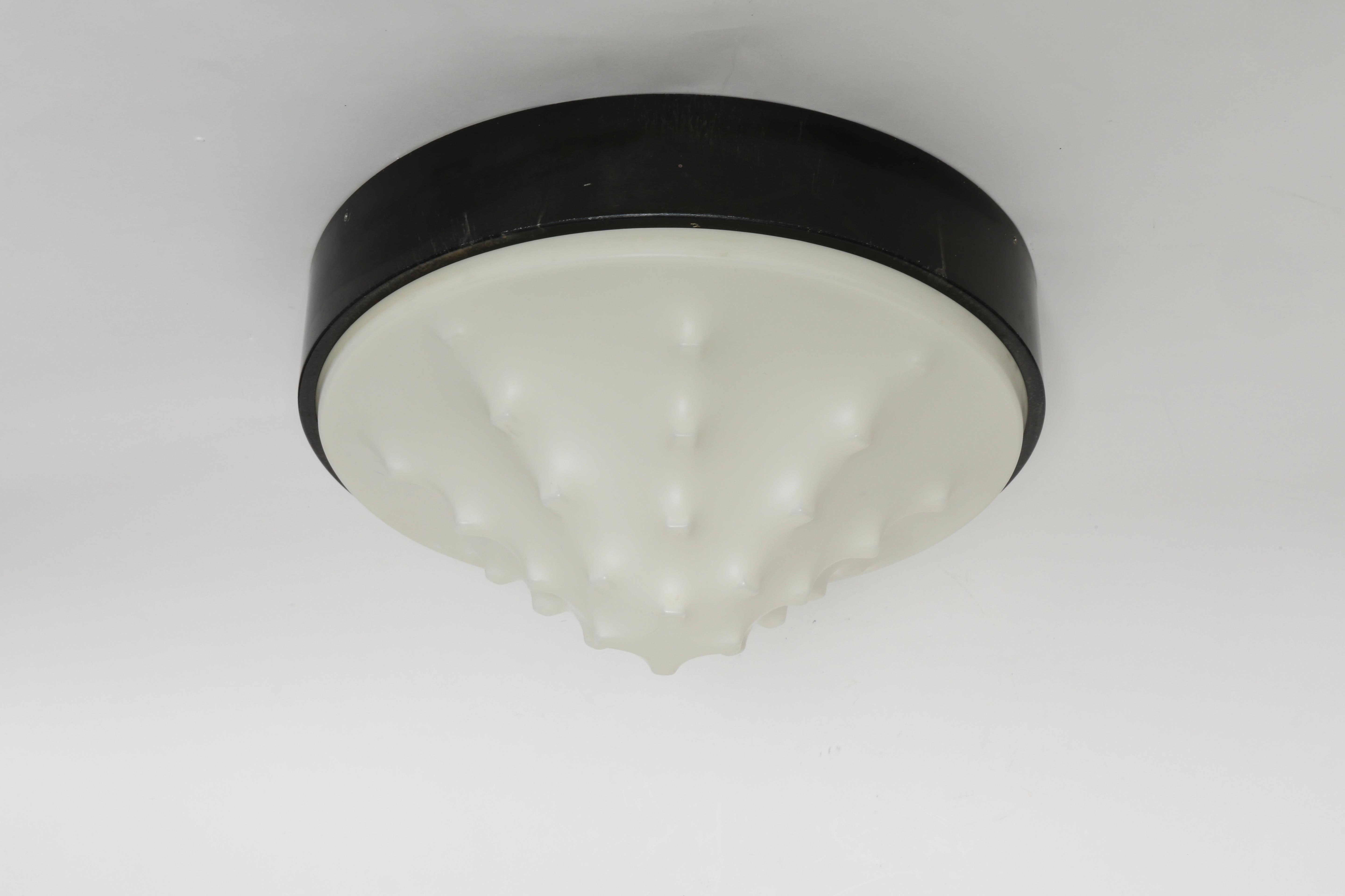 Spanish Flush Mount Ceiling Lights Large, a Pair For Sale