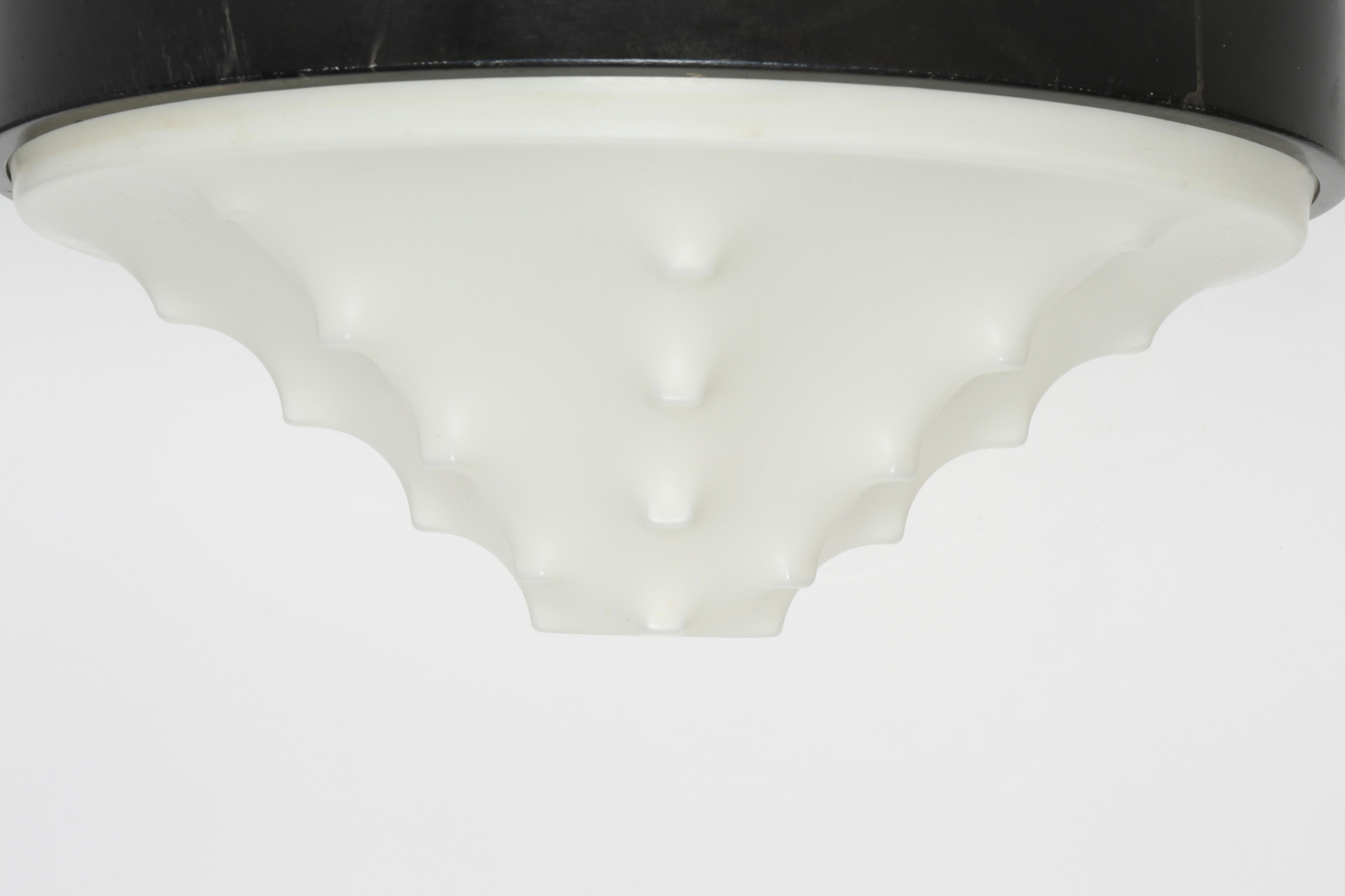 Late 20th Century Flush Mount Ceiling Lights Large, a Pair For Sale