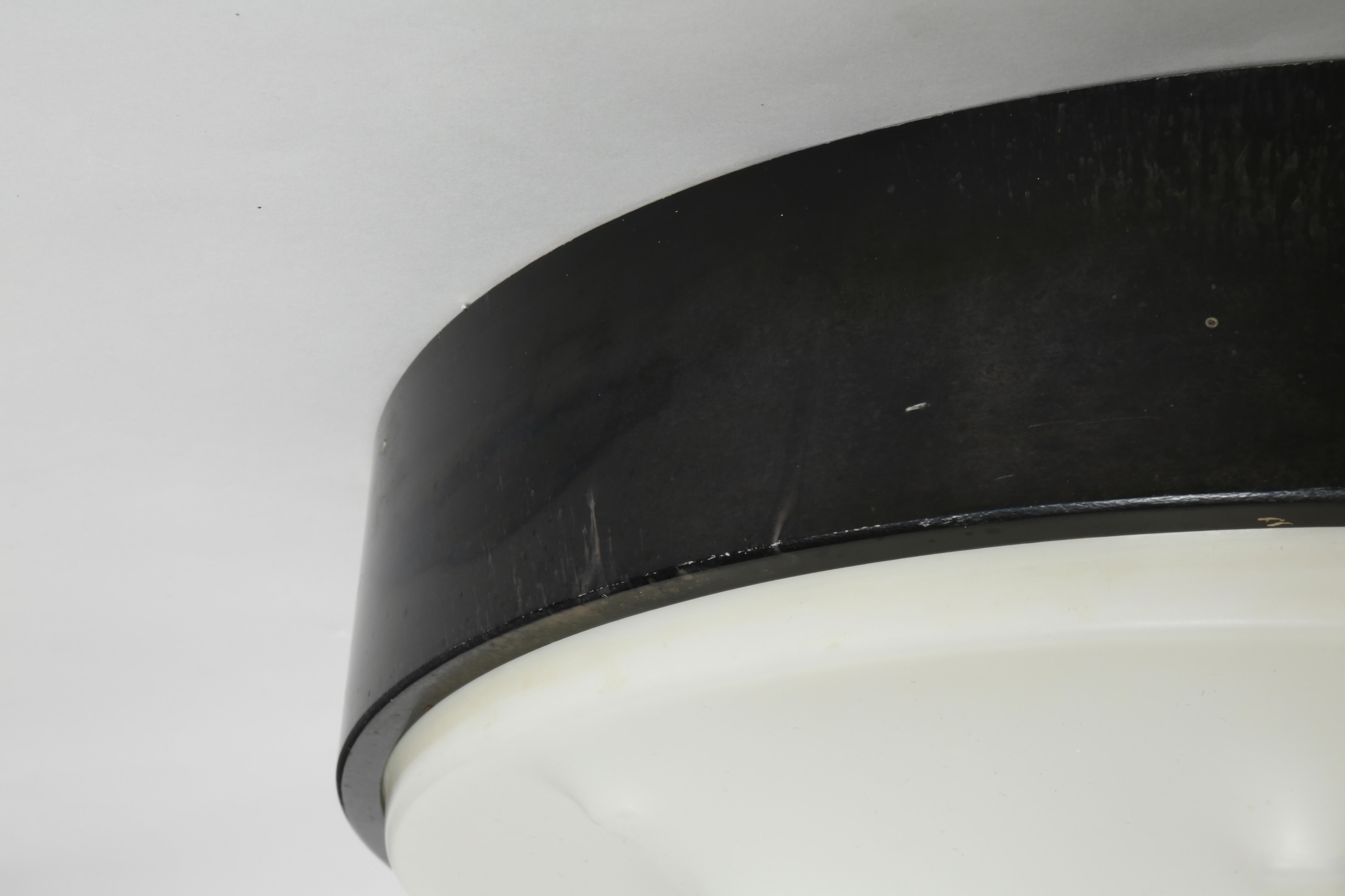 Flush Mount Ceiling Lights Large, a Pair For Sale 1