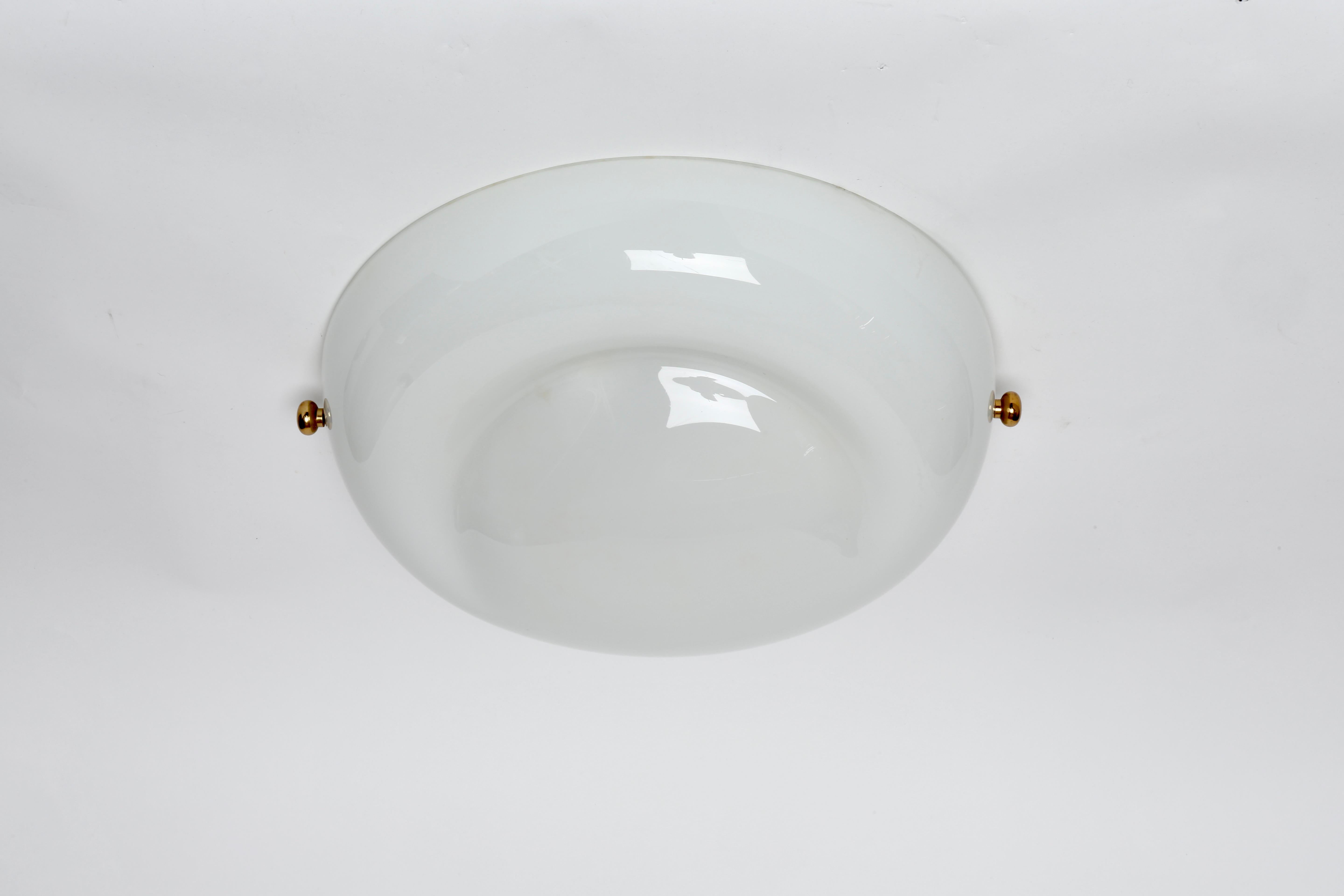 Italian Flush Mount Ceiling or Wall Light by Vistosi