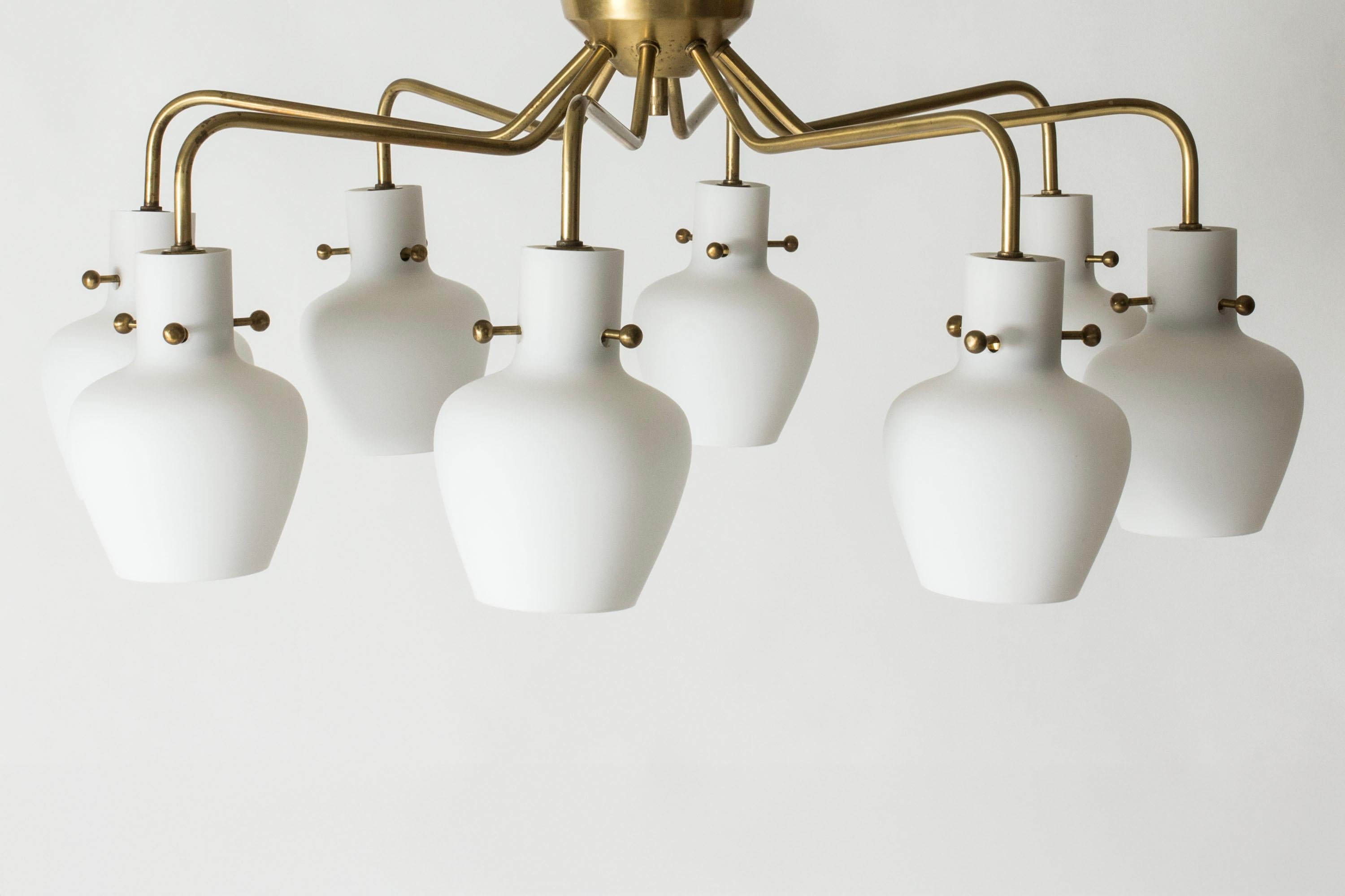 Lámpara de techo de Hans Bergström, Ateljé Lyktan, Suecia, años 50 en Bueno estado para la venta en Stockholm, SE