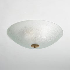 Flush Mount, Frosted Glass, Lasipaino Oy, 1960s