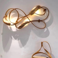 Flush Mount Light 2 - Vrksa Series by Raka Studio in Ash Wood