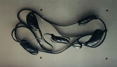 Flush Mount Light 3 - Vrksa Series by Raka Studio in Ebonised Ash Wood