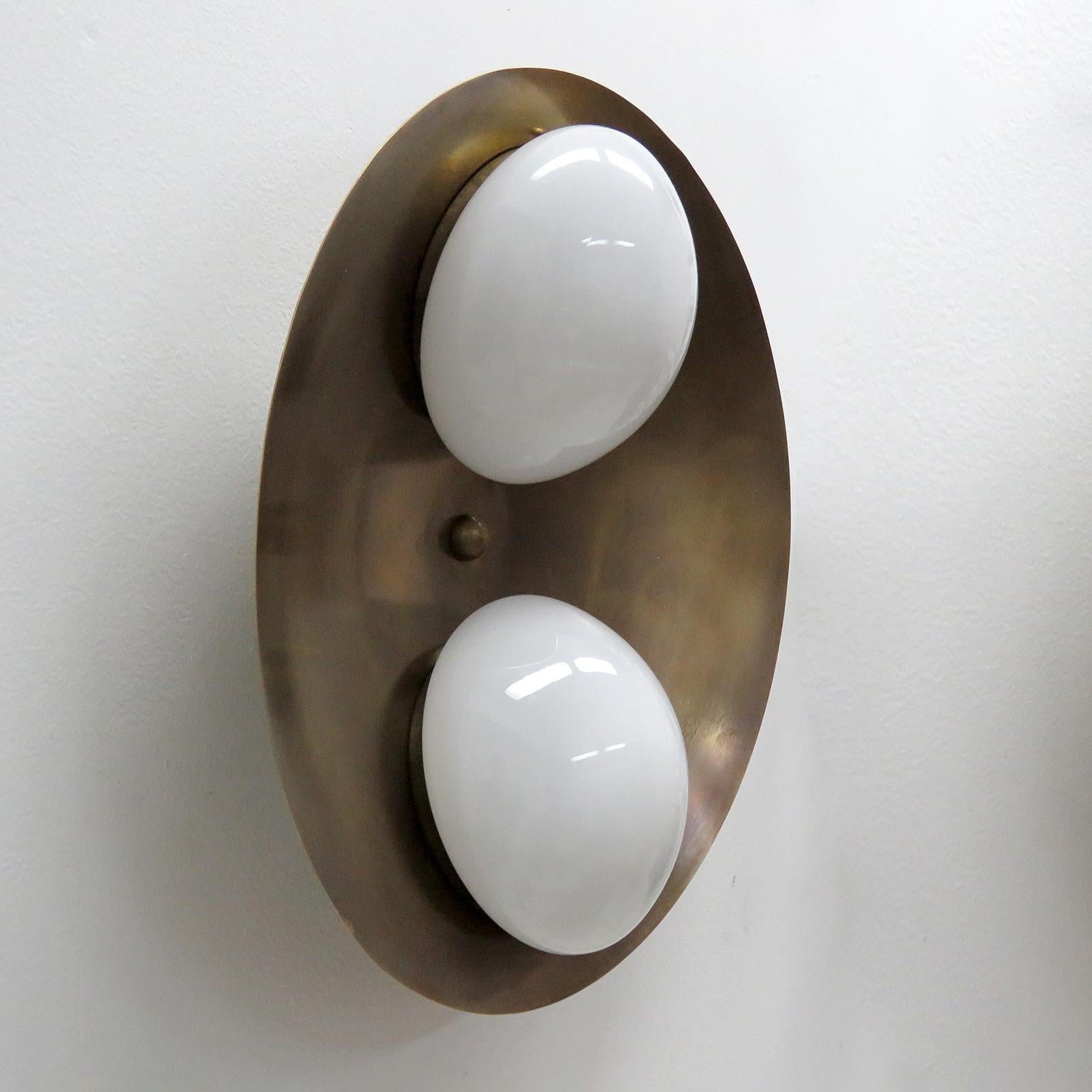 Organic Modern Binova Flushmount Light by Gallery L7