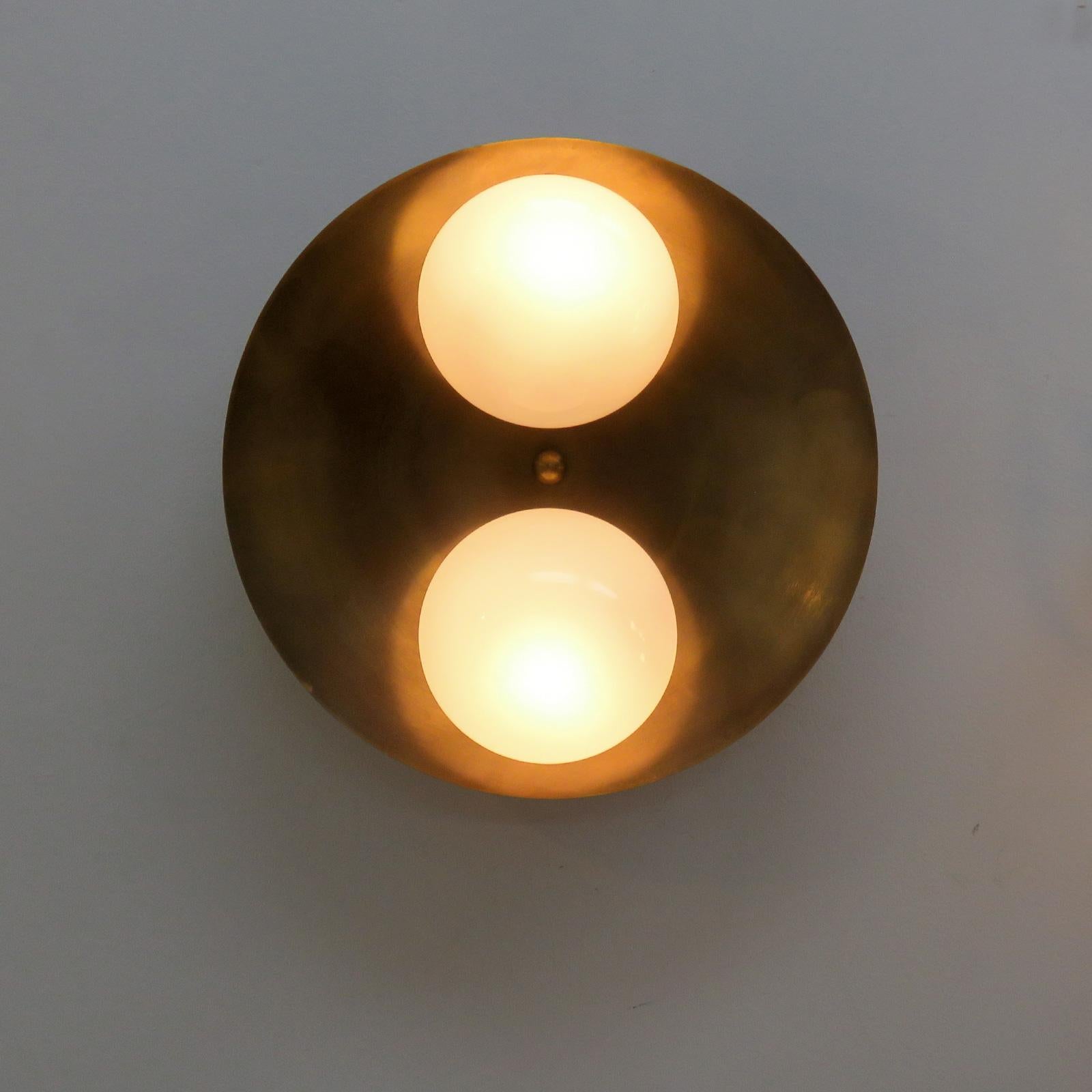 Contemporary Binova Flushmount Light by Gallery L7