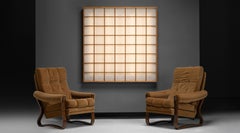 Flush Mount Lightolier Shoji Panel, America 1950