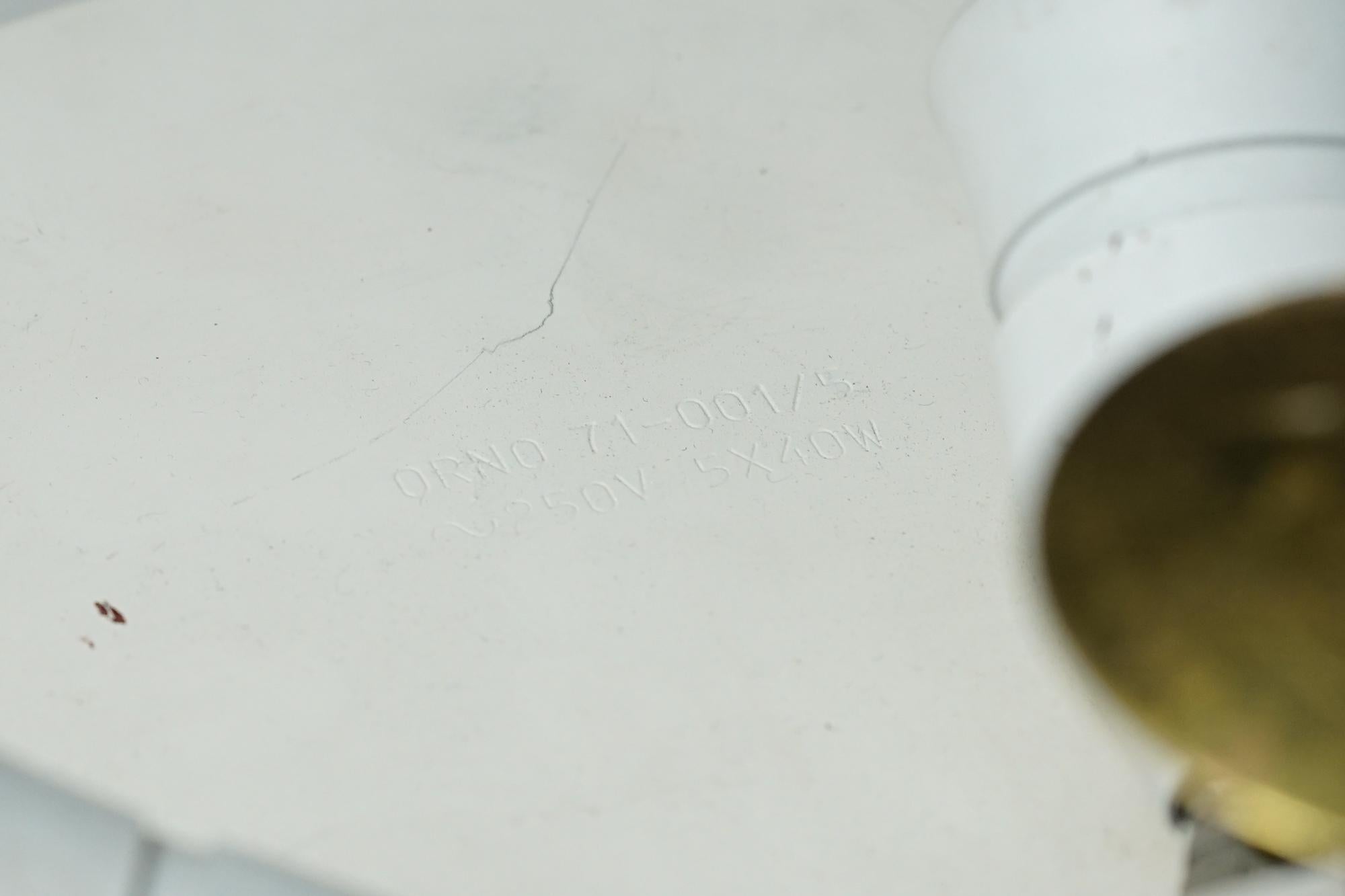 Flush Mount, Lisa Johansson-Pape, Orno Oy, 1950/1960s In Good Condition For Sale In Helsinki, Uusimaa