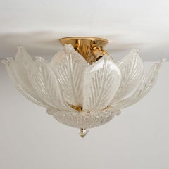 Flush Mount Murano Glass Barovier & Toso, Italy